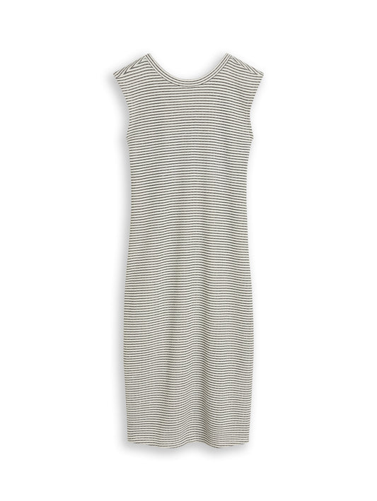 Fitted Jacquard Midi-Kleid