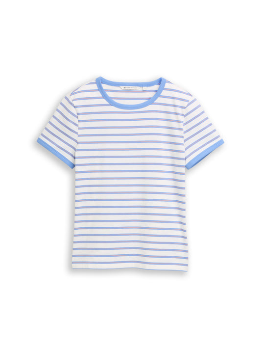 Slim Fit T-Shirt mit Streifen