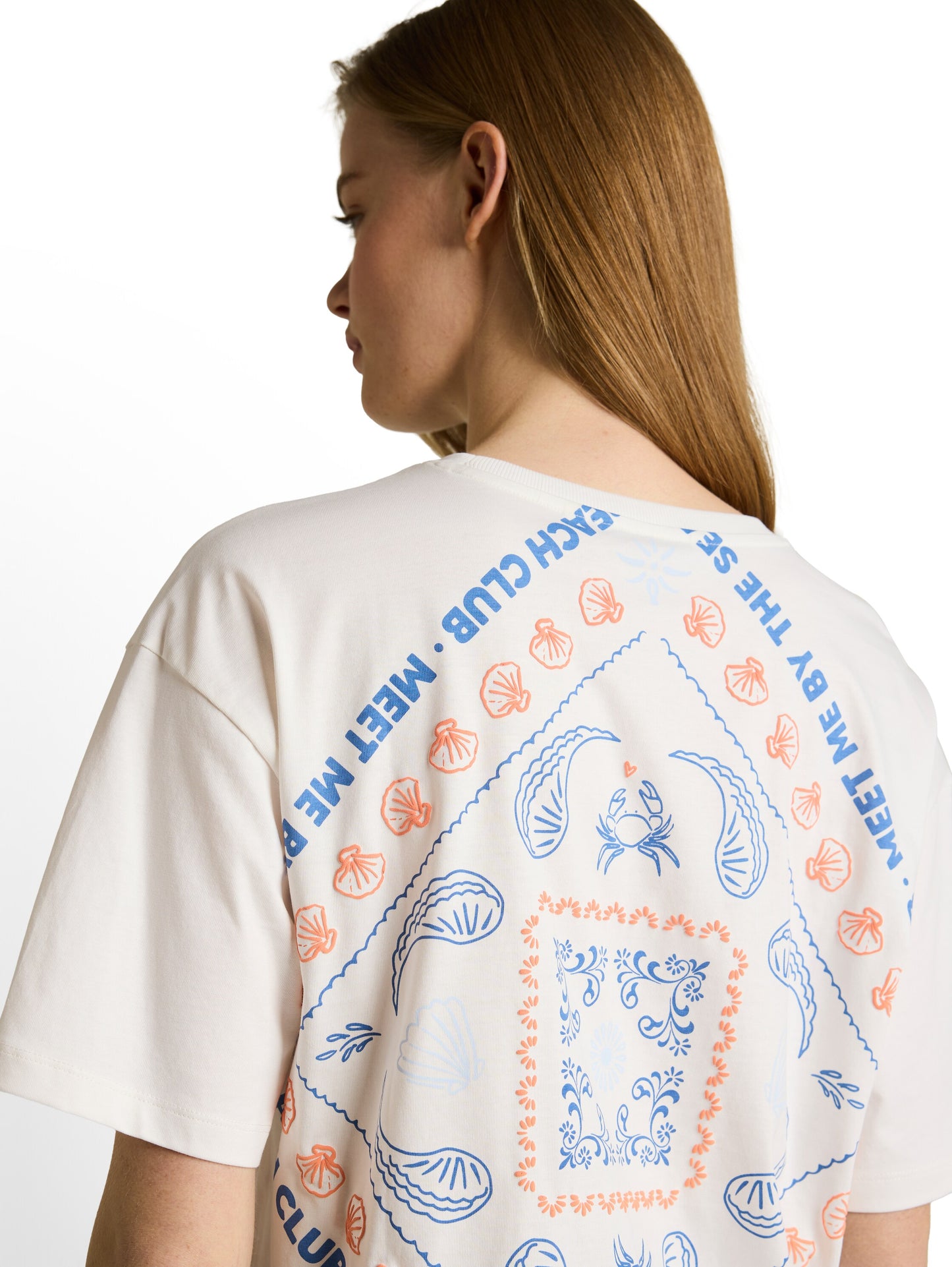 Boxy Fit T-Shirt mit Rückenprint