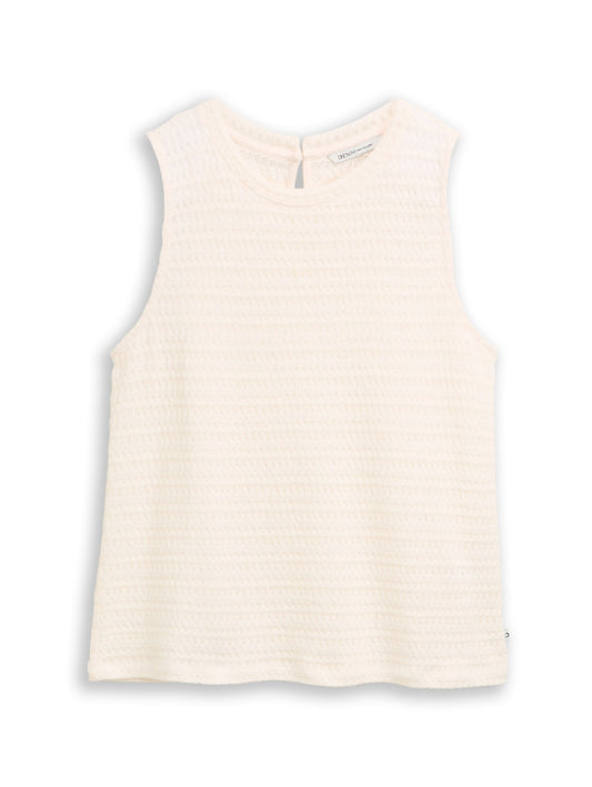 Loose Fit Stricktop aus Baumwolle