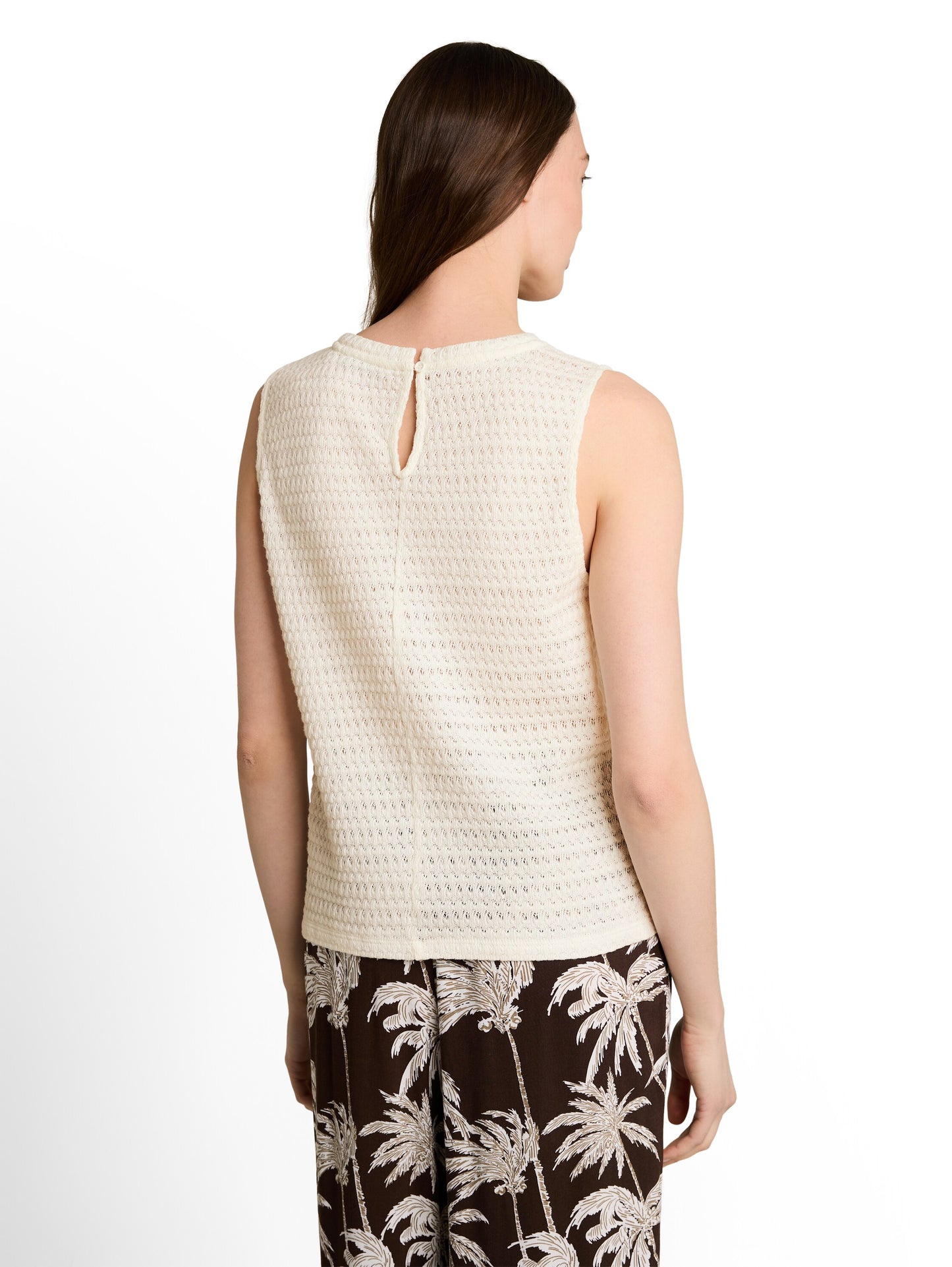 Loose Fit Stricktop aus Baumwolle