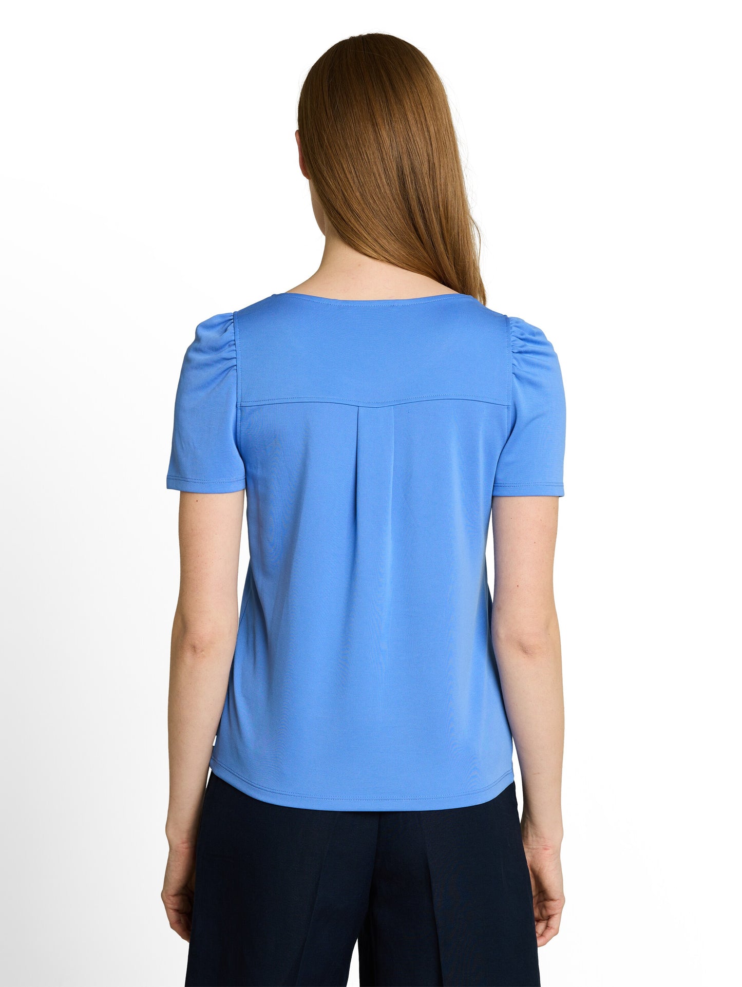 Loose Fit T-Shirt mit Raffungen