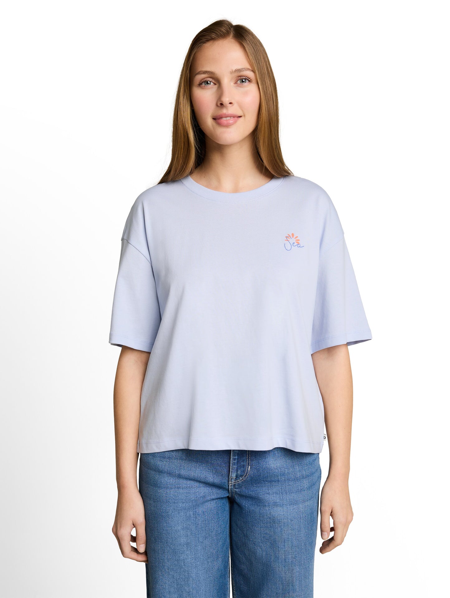 Boxy Fit T-Shirt mit Rückenprint