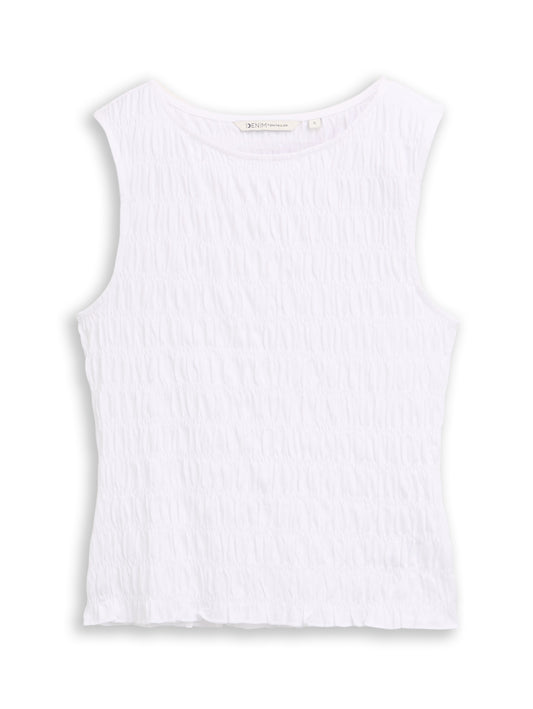 Smock Top mit Stretch