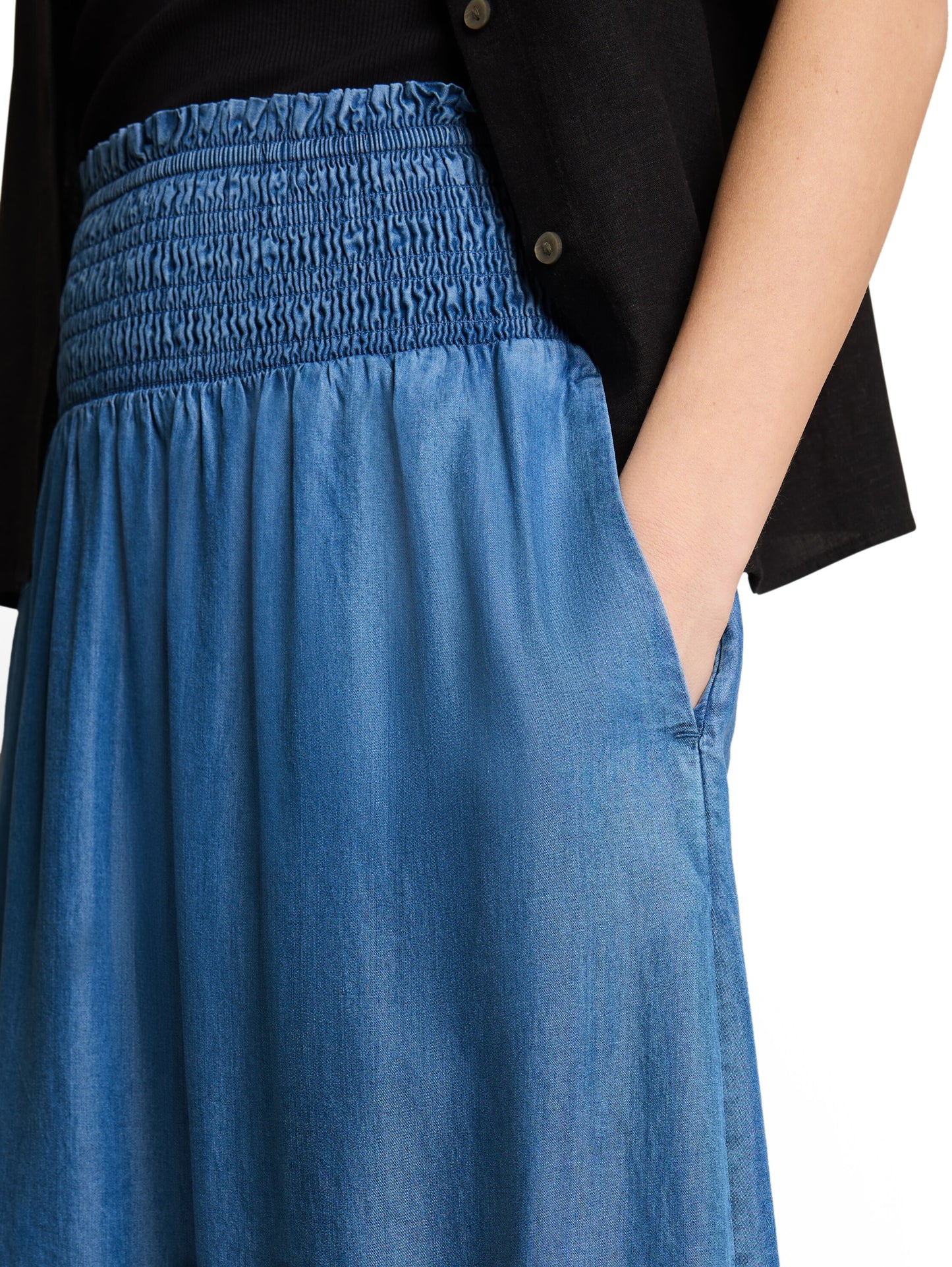 Jeansrock mit Eingriffstaschen