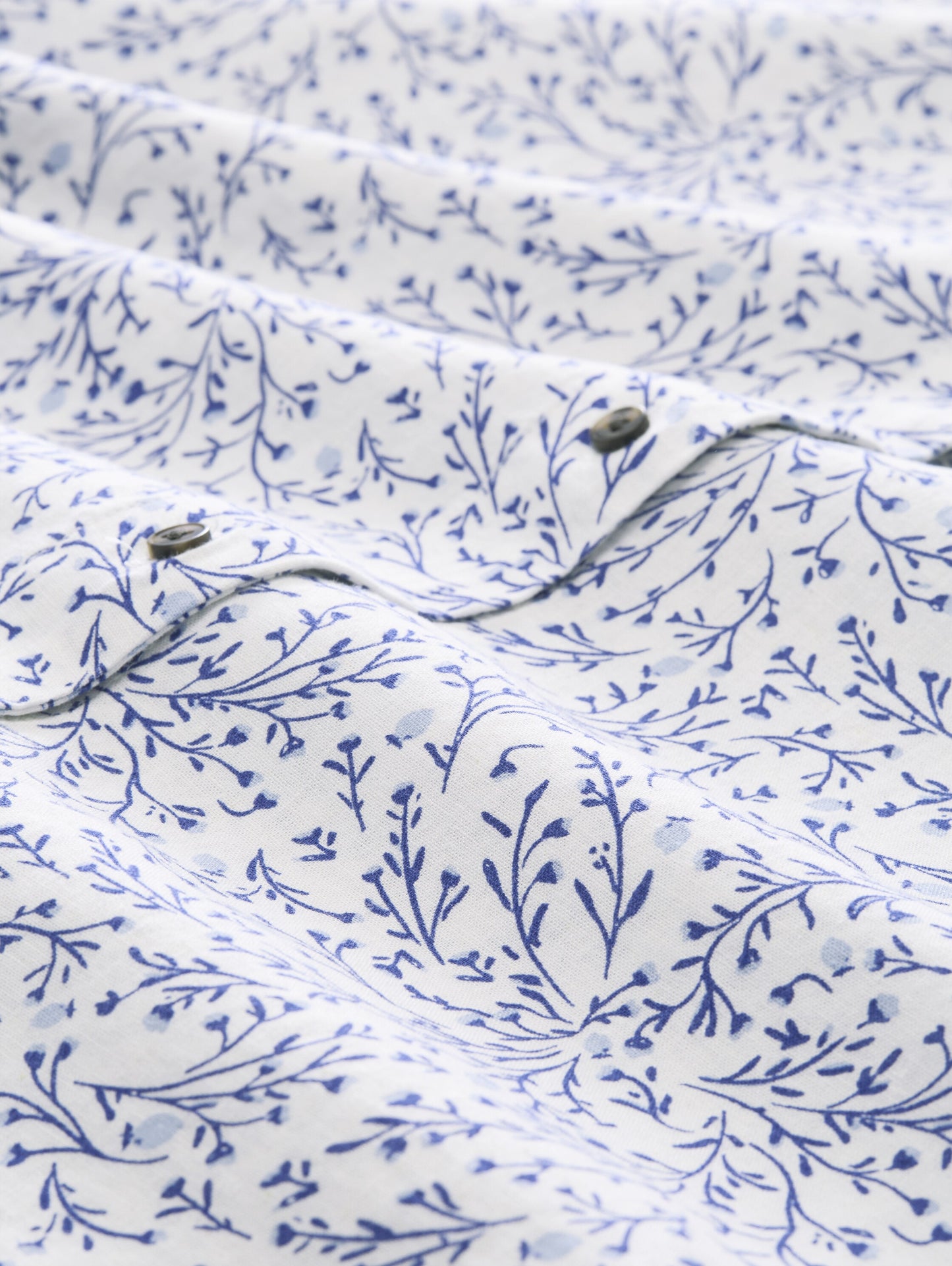 Oversize Bluse mit Leinenanteil