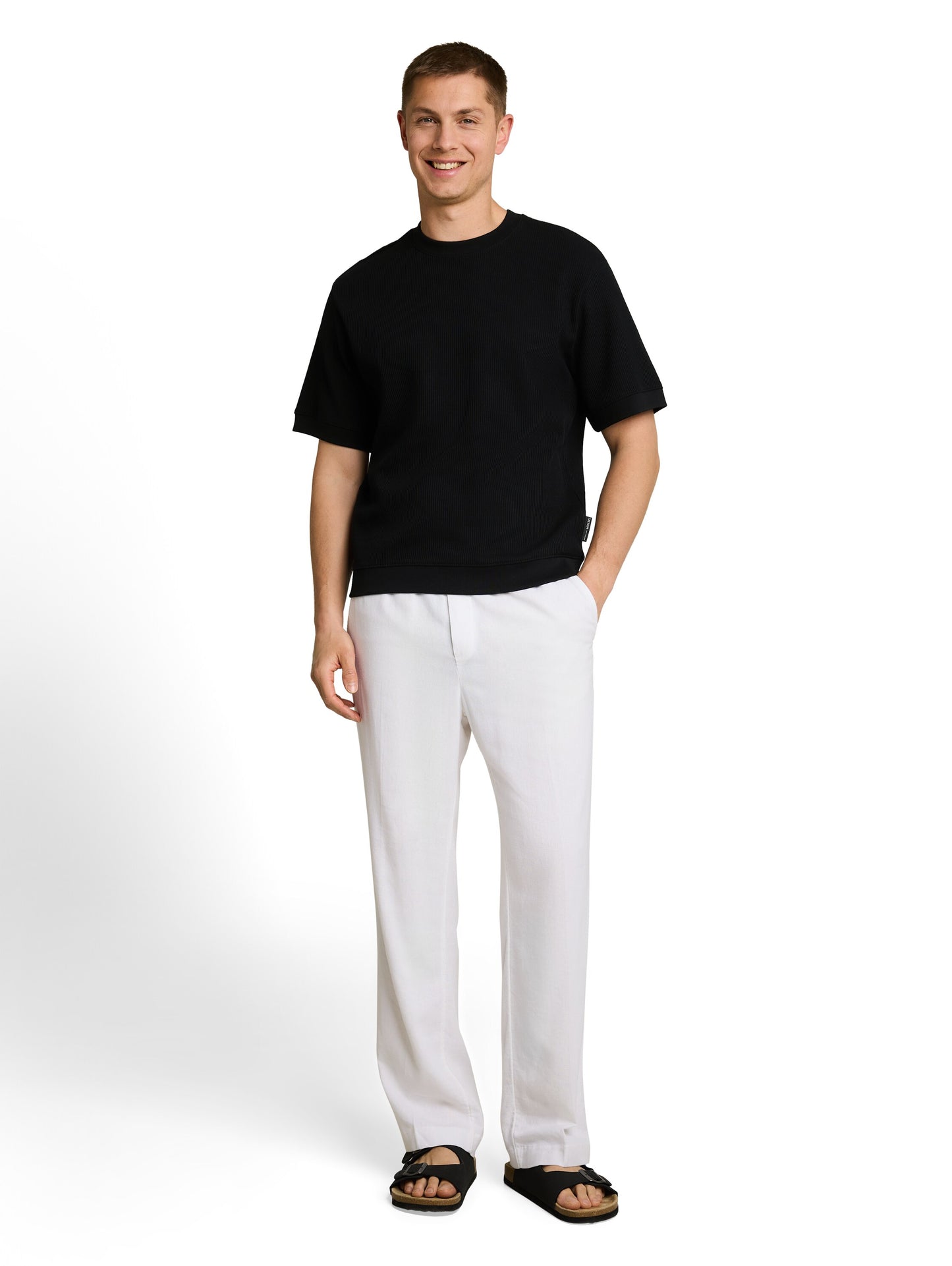 Relaxed Fit T-Shirt im Sweatshirt-Style