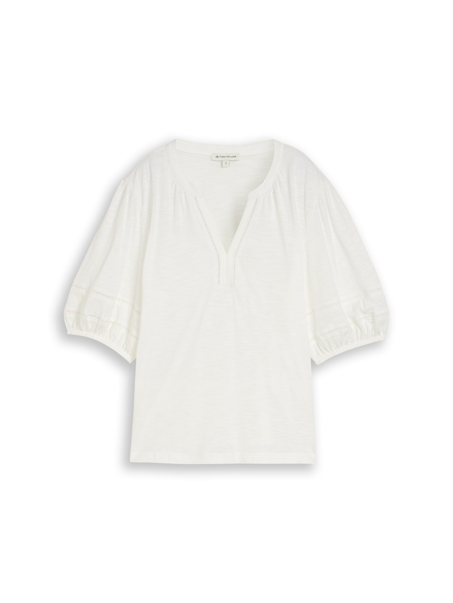 Blusenshirt mit Spitzendetails