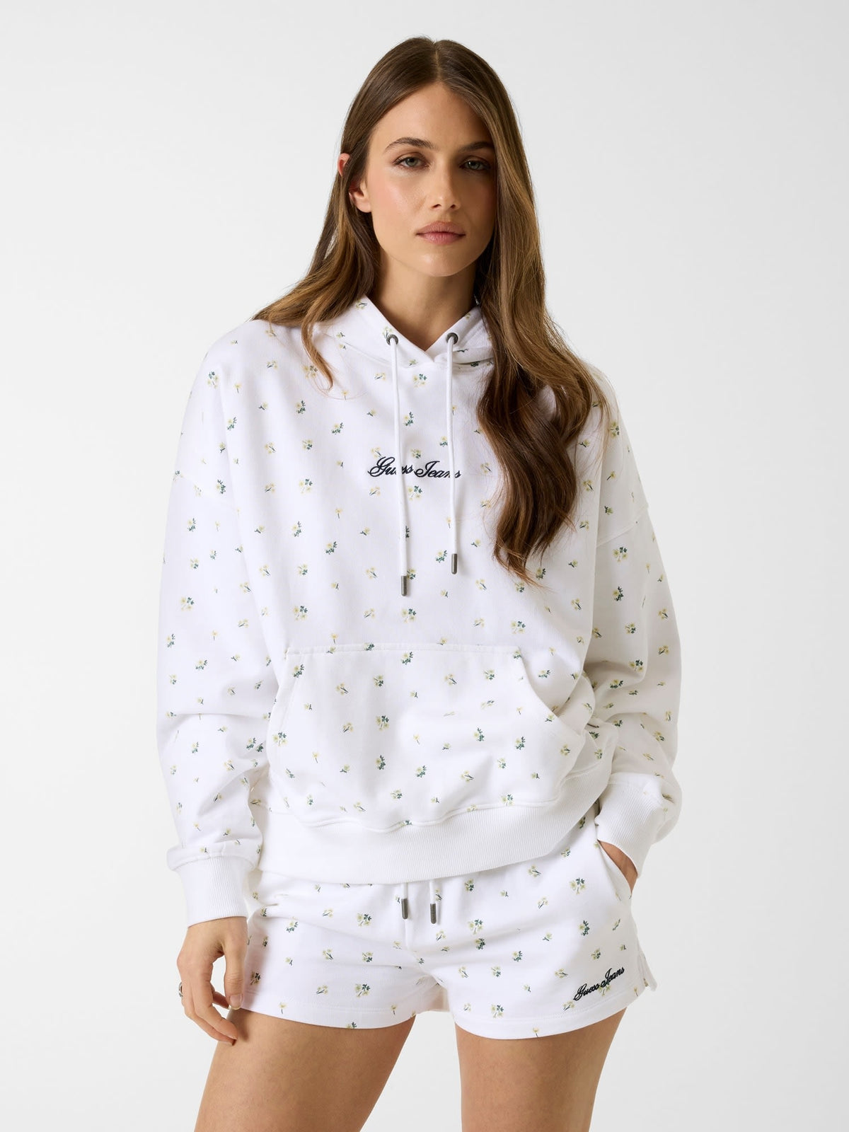 GJ OVER HOOD PRINTED SWEATSHIR