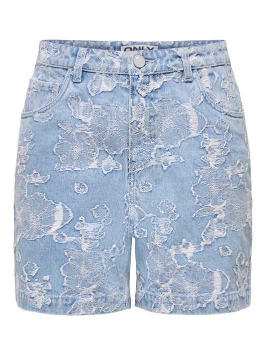 ONLPHINE-AUDE JAQUARD DNM SHORTS QYT