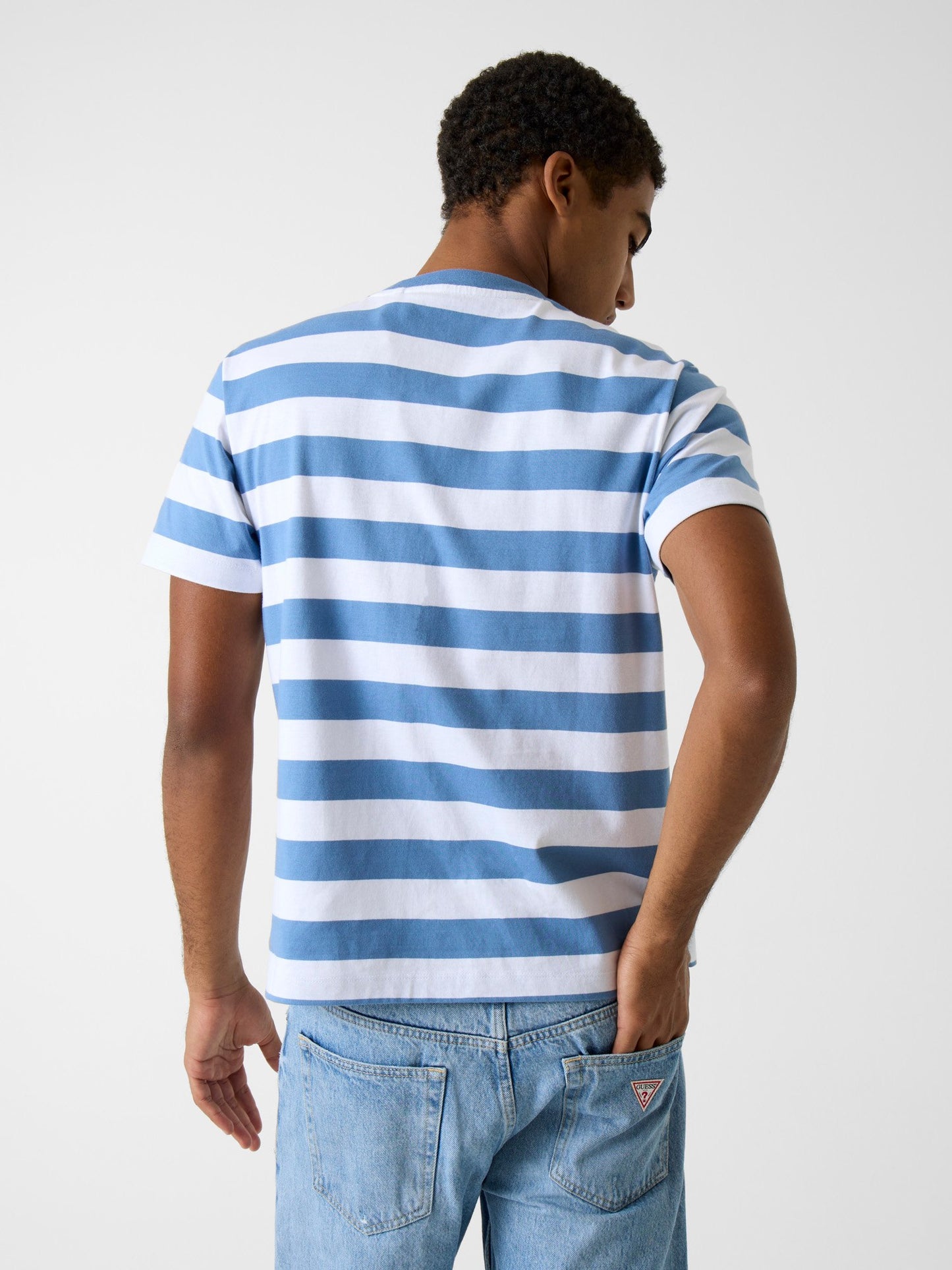 GJ SS CN REG STRIPED YD TEE