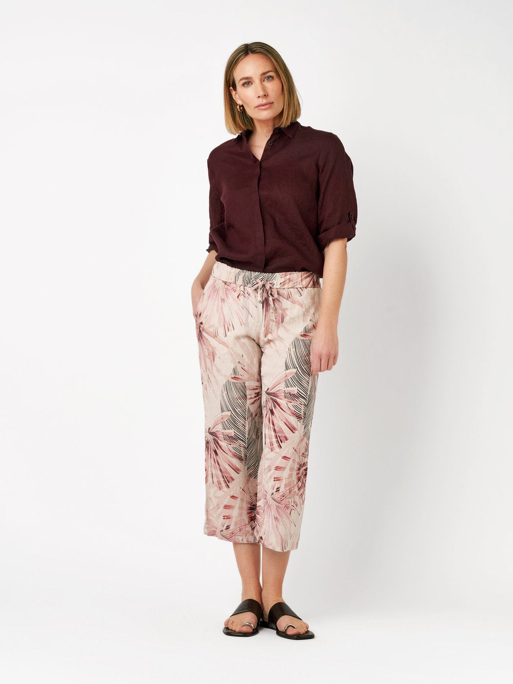 Pia Wide Leg 3/4