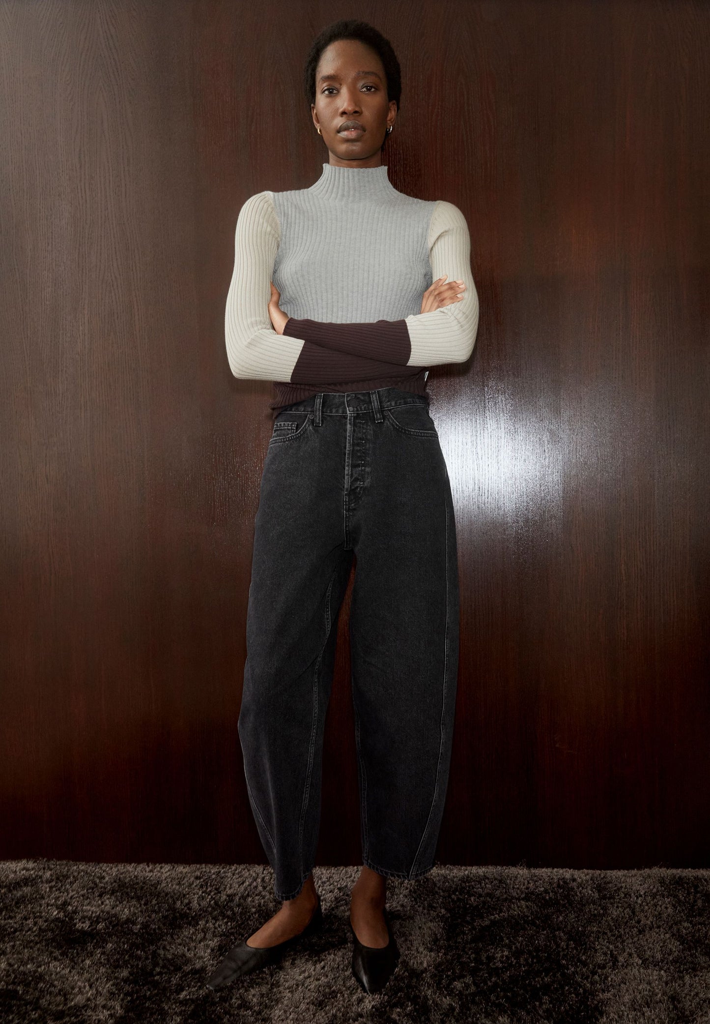 BAARLY HIGH WAIST BARREL JEAN