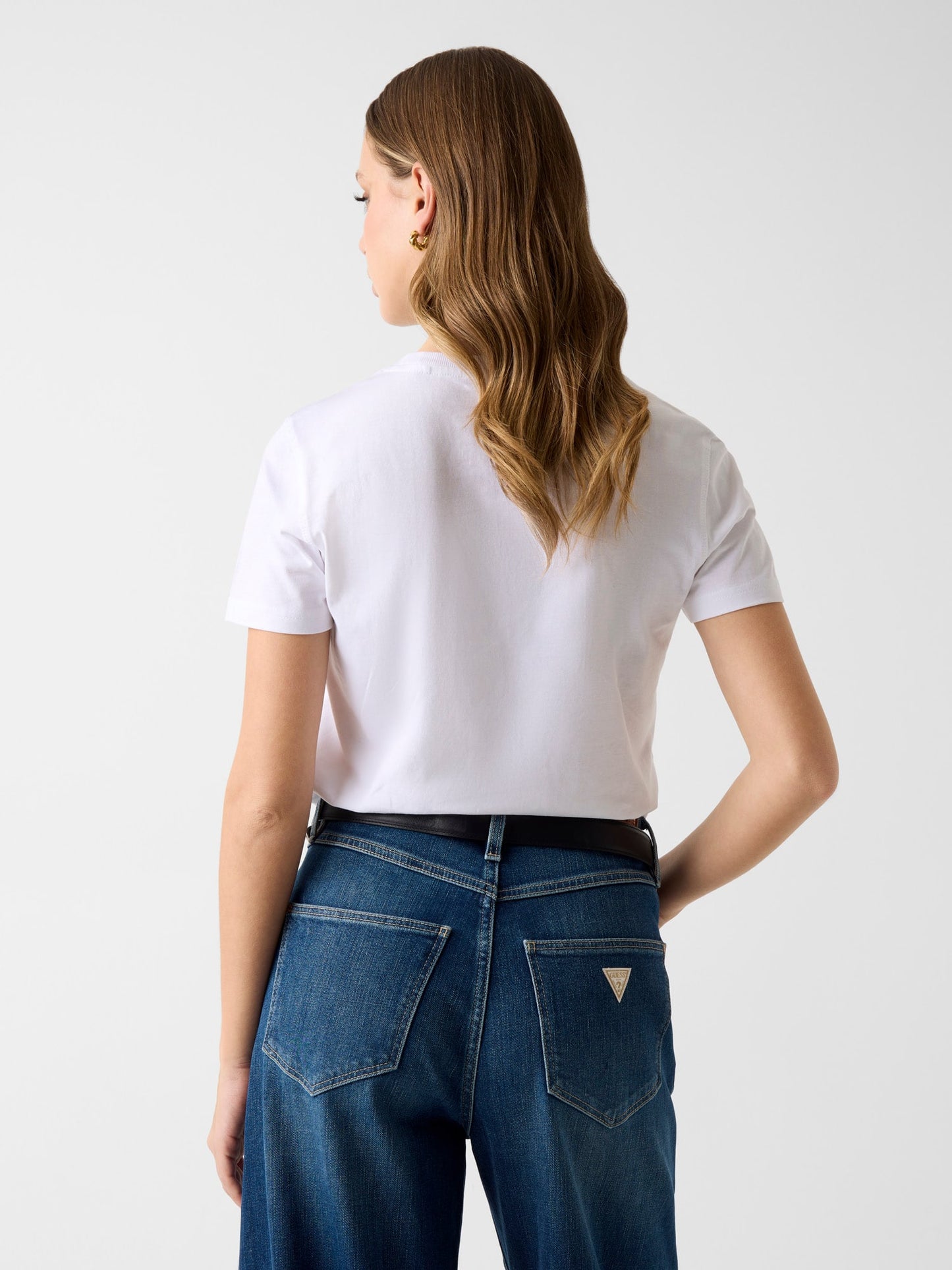 SS CN MINI STRASS TRIANGLE TEE