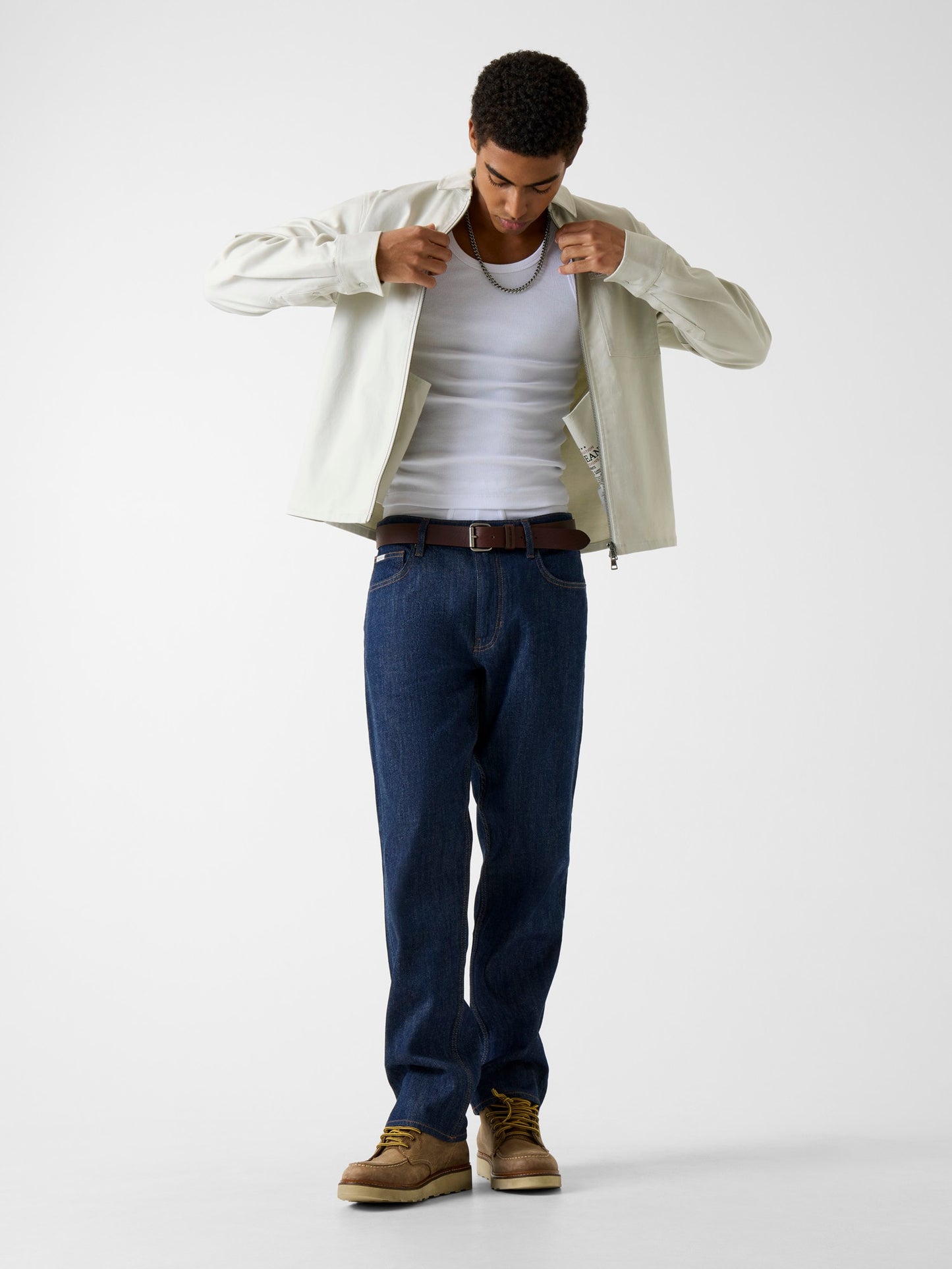 GJ REGULAR LS ZIP SHIRT