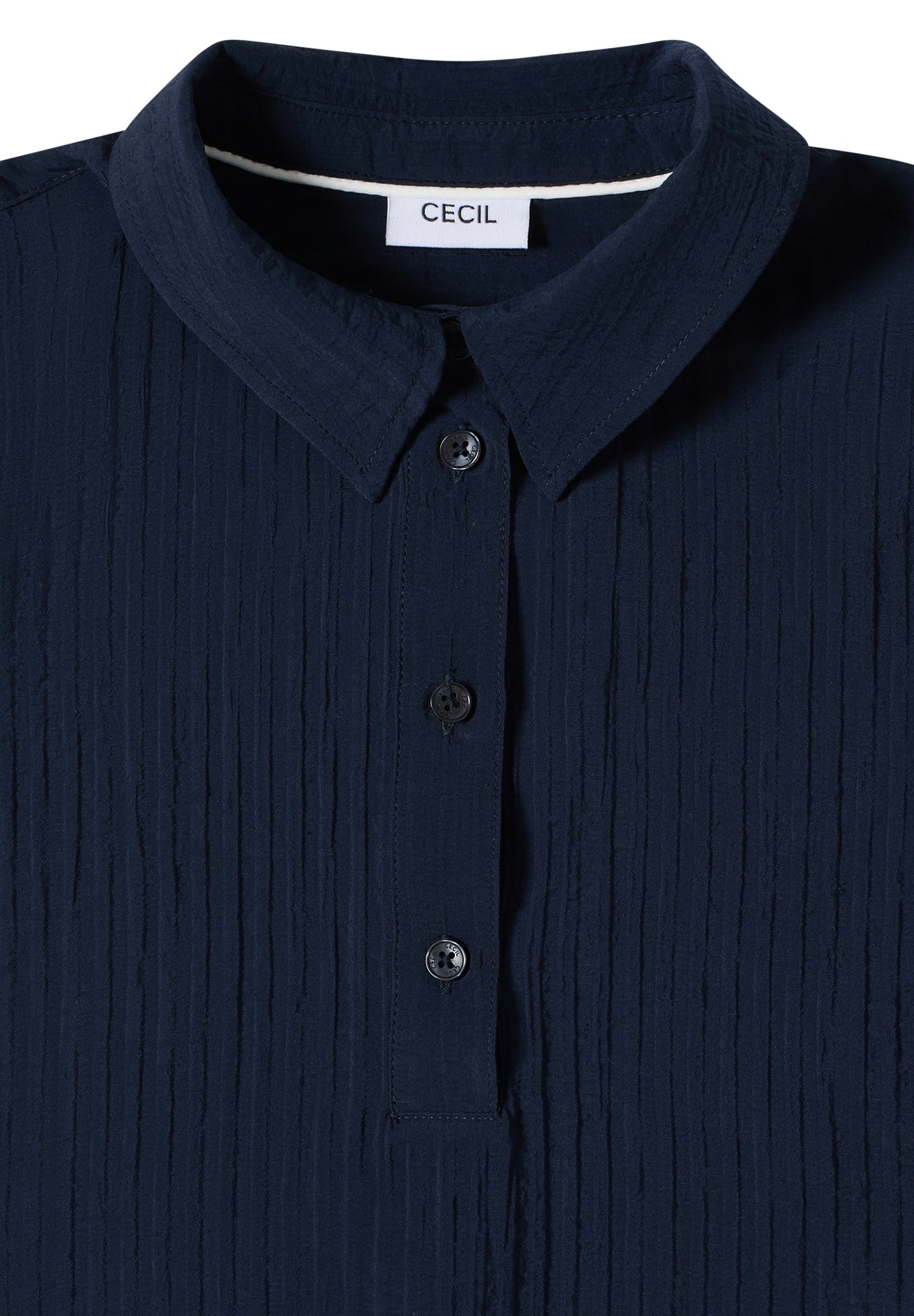 Dropped Shoulder Bluse mit Struktur