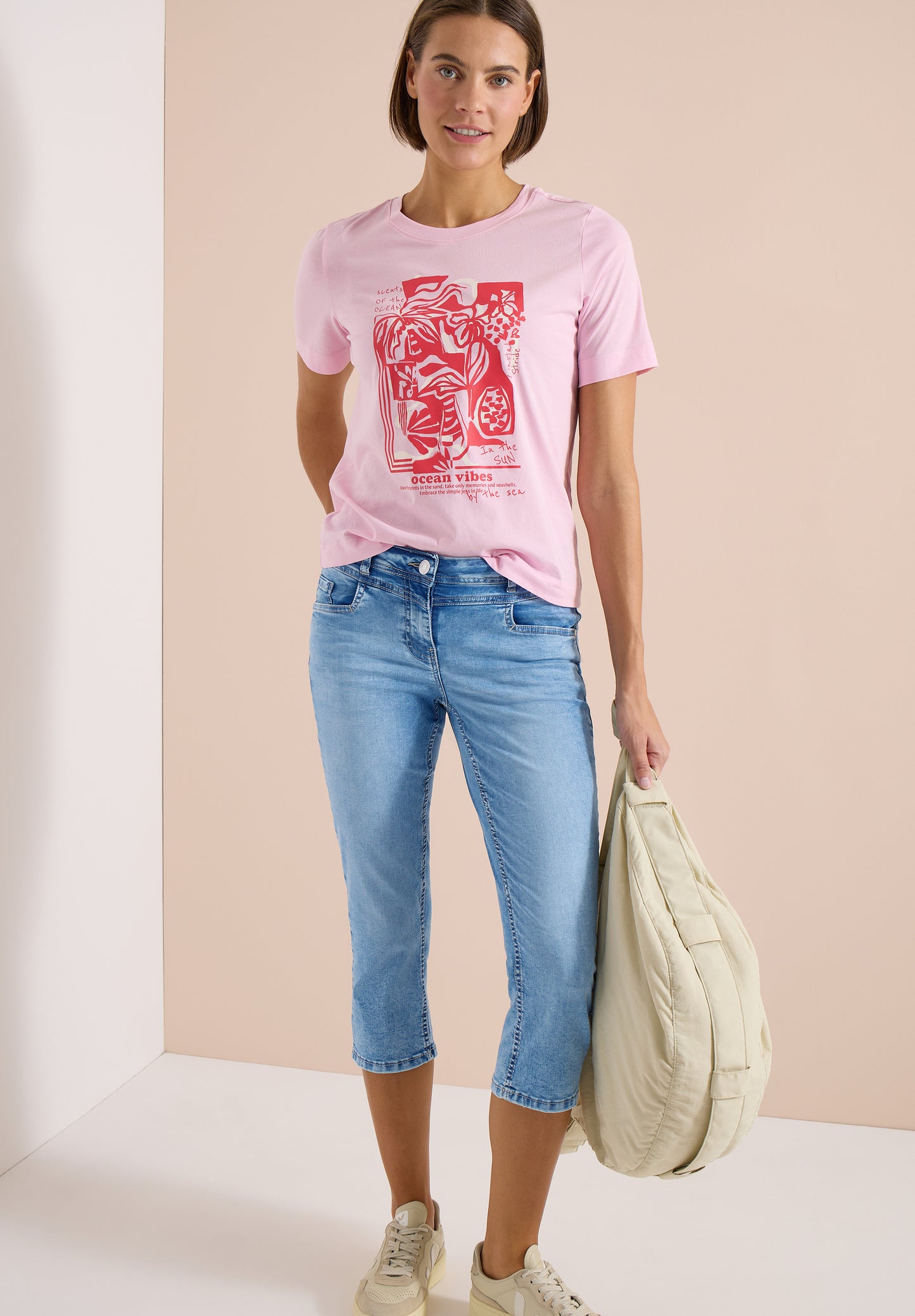 3/4 Slim Leg Jeans im Casual Fit