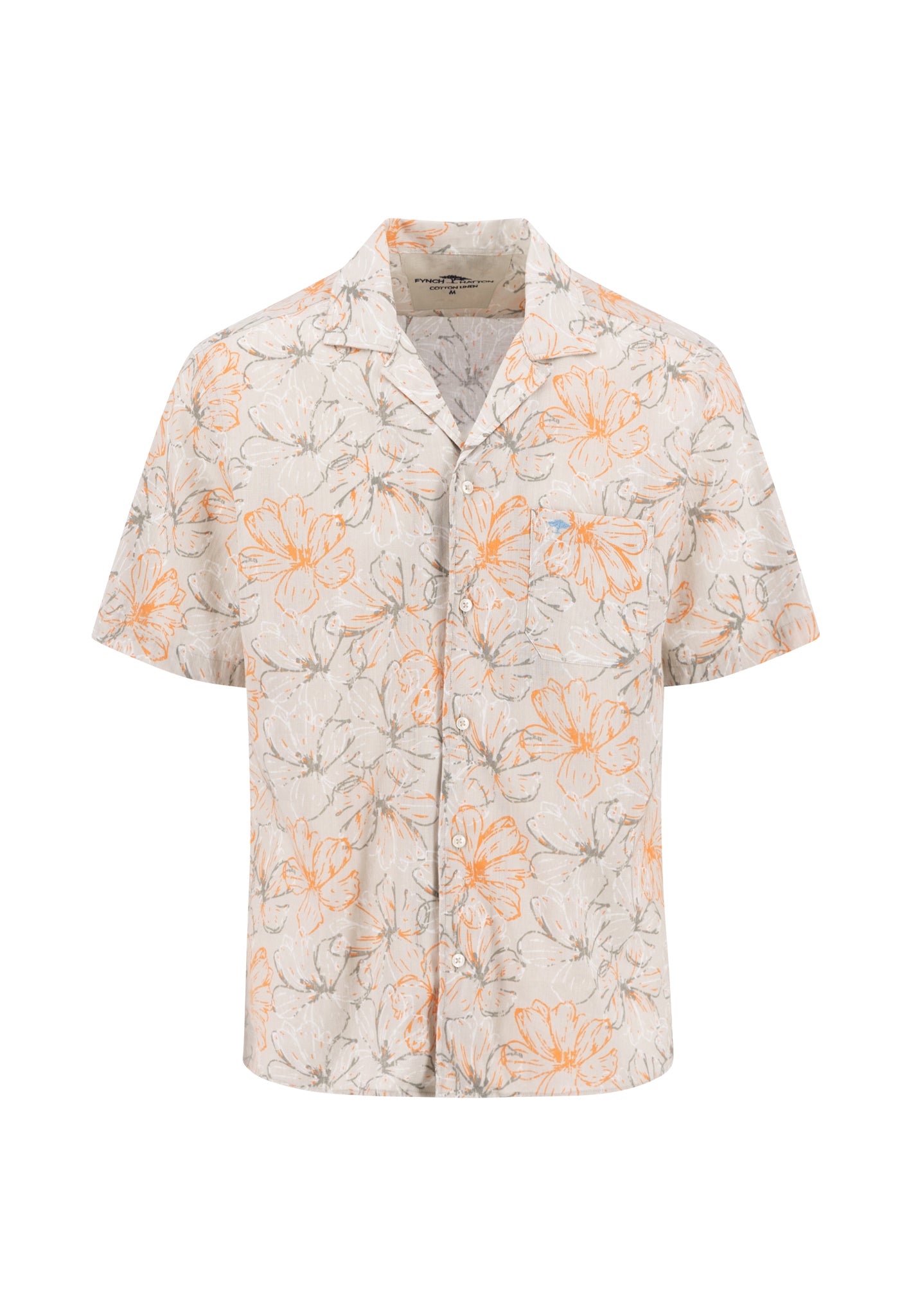 Linen Flower Print, Resort, 1/2