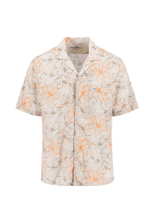Linen Flower Print, Resort, 1/2