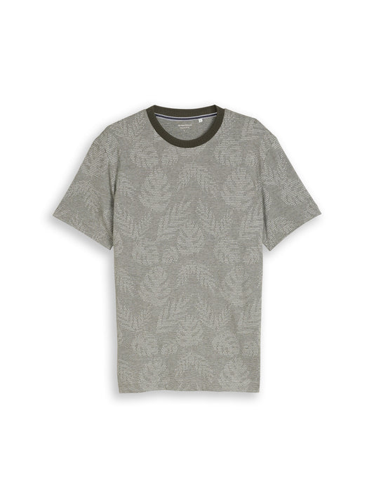 Jacquard T-Shirt mit Muster