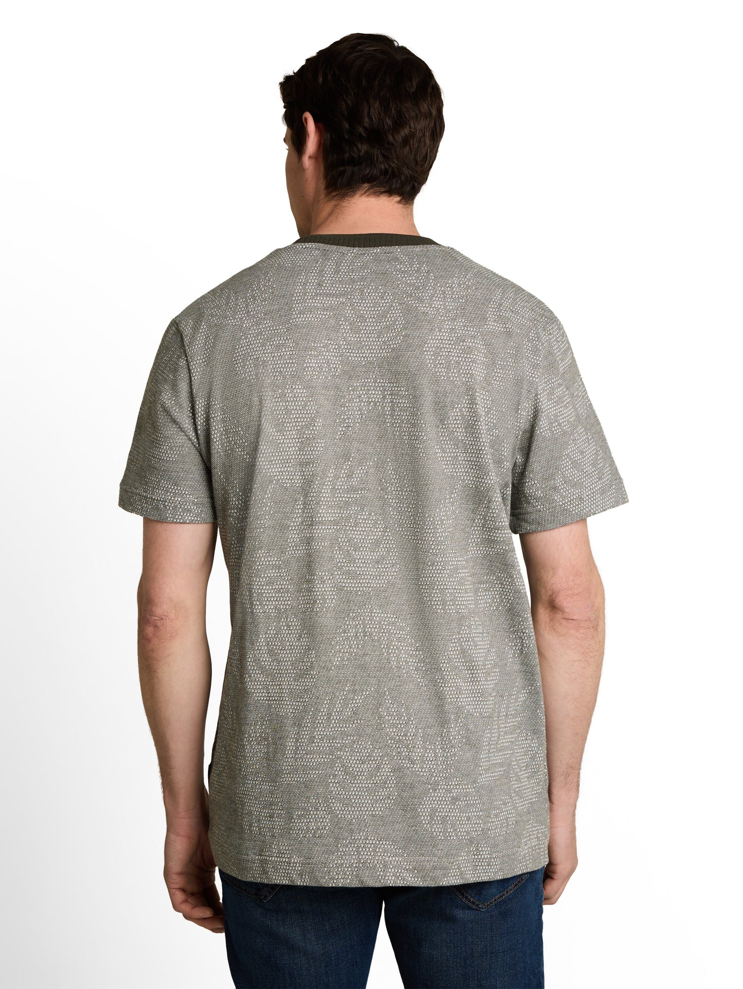 Jacquard T-Shirt mit Muster