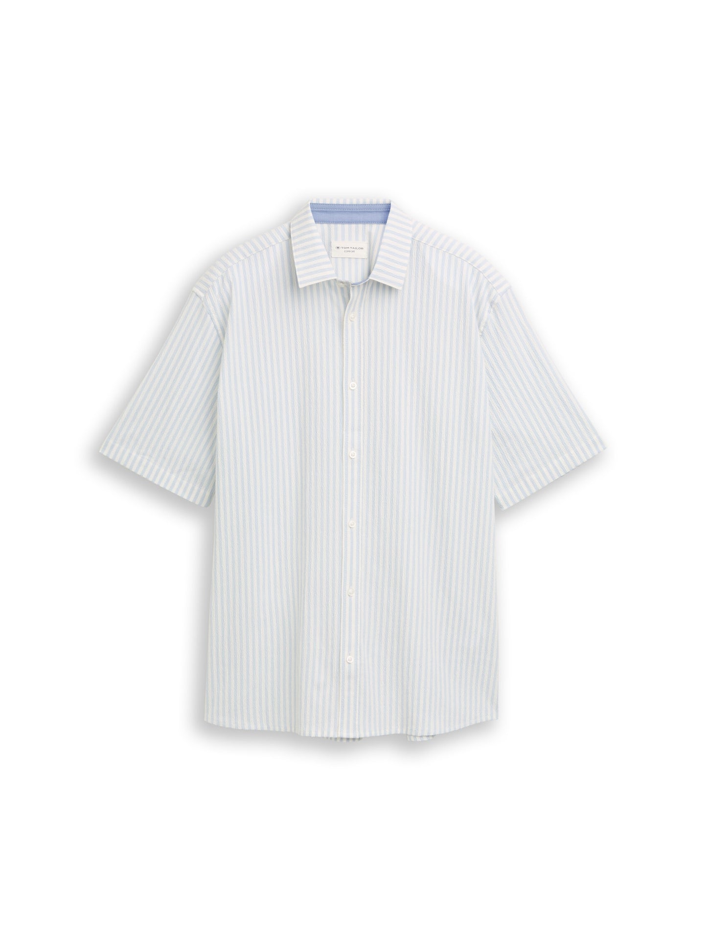 Comfort Fit Seersucker Kurzarmhemd