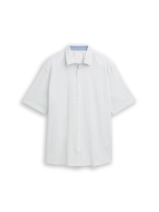 Comfort Fit Seersucker Kurzarmhemd