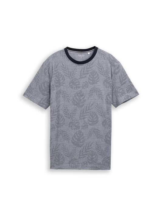 Jacquard T-Shirt mit Muster