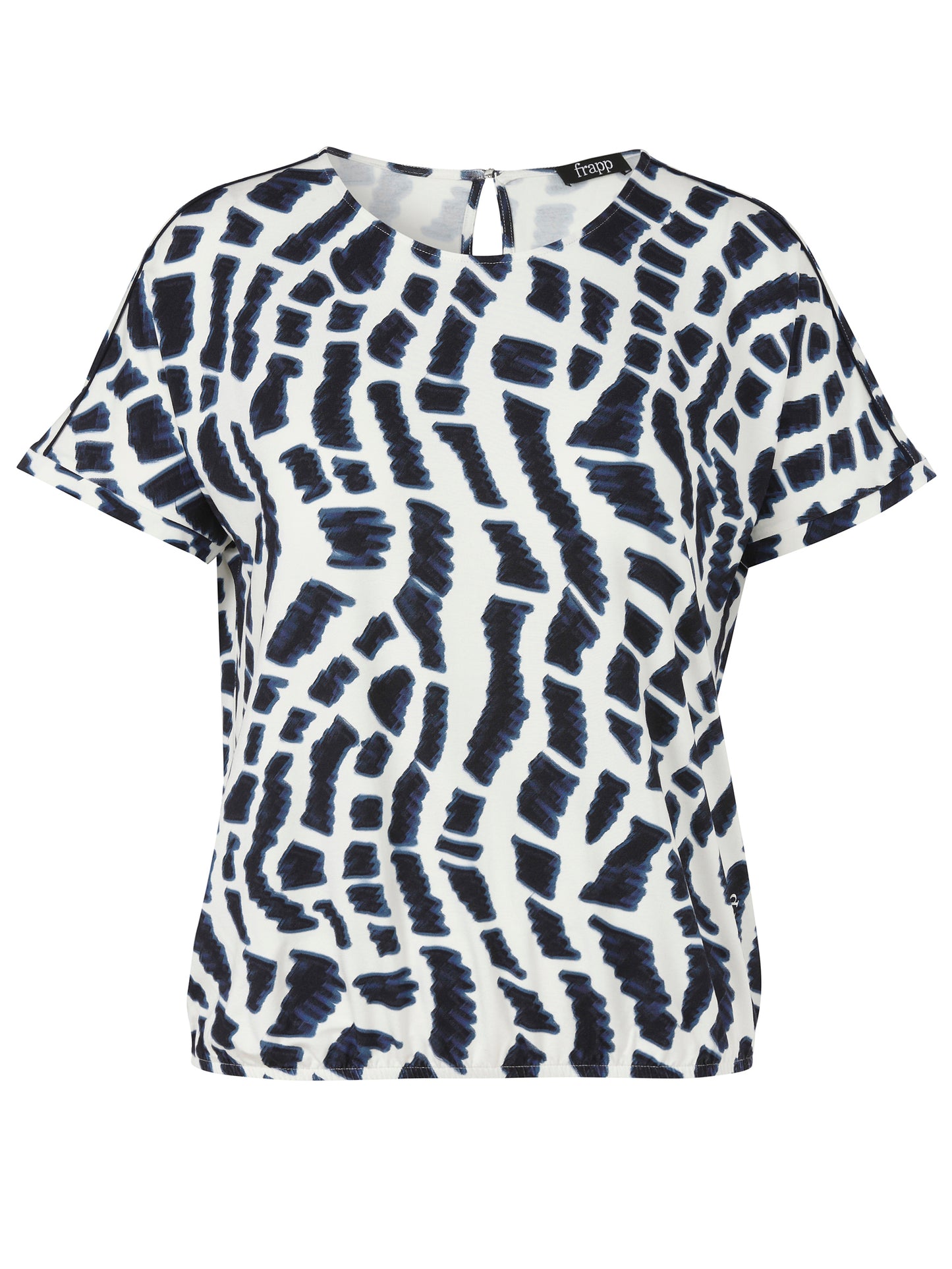 T-Shirt Rundhals ohne Arm Druck