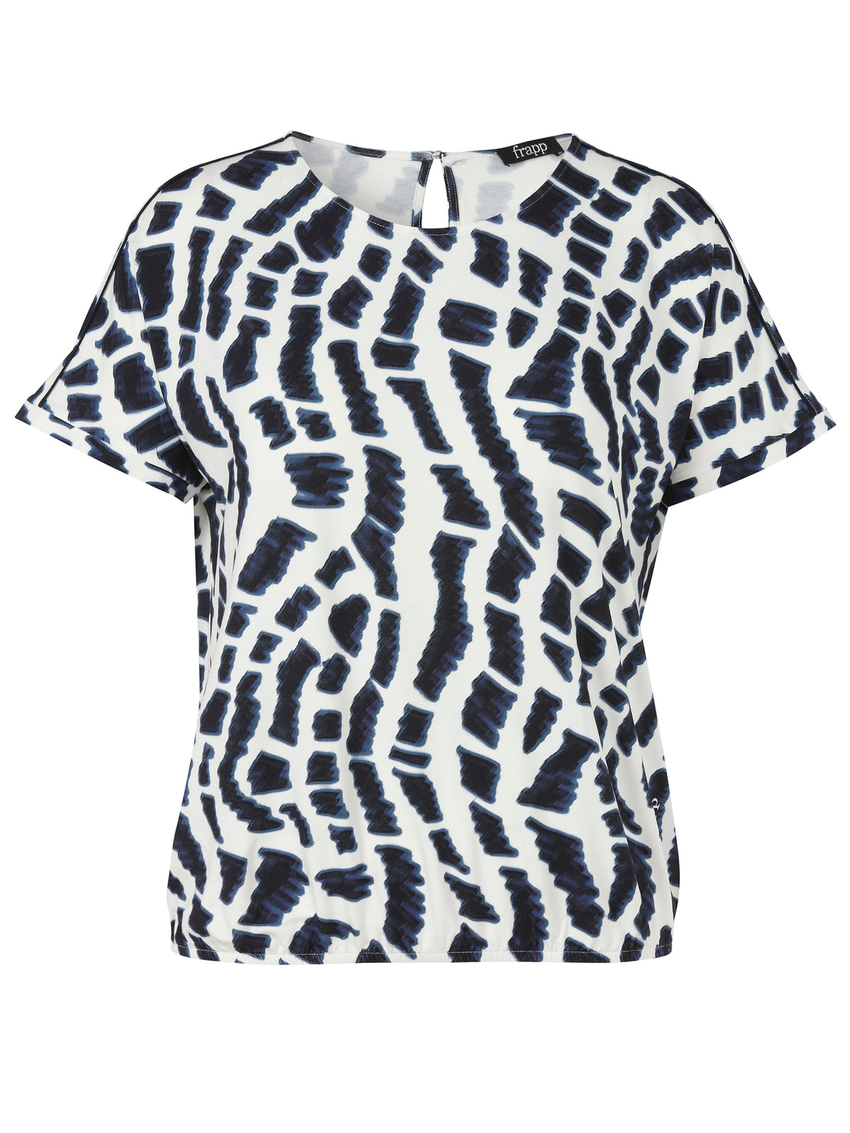 T-Shirt Rundhals ohne Arm Druck