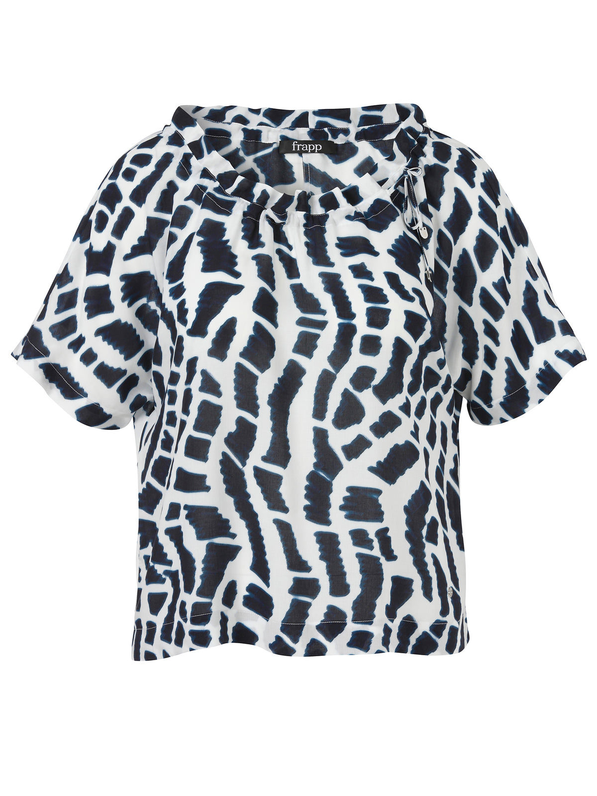 Bluse Rundhals 1/2 Arm Druck