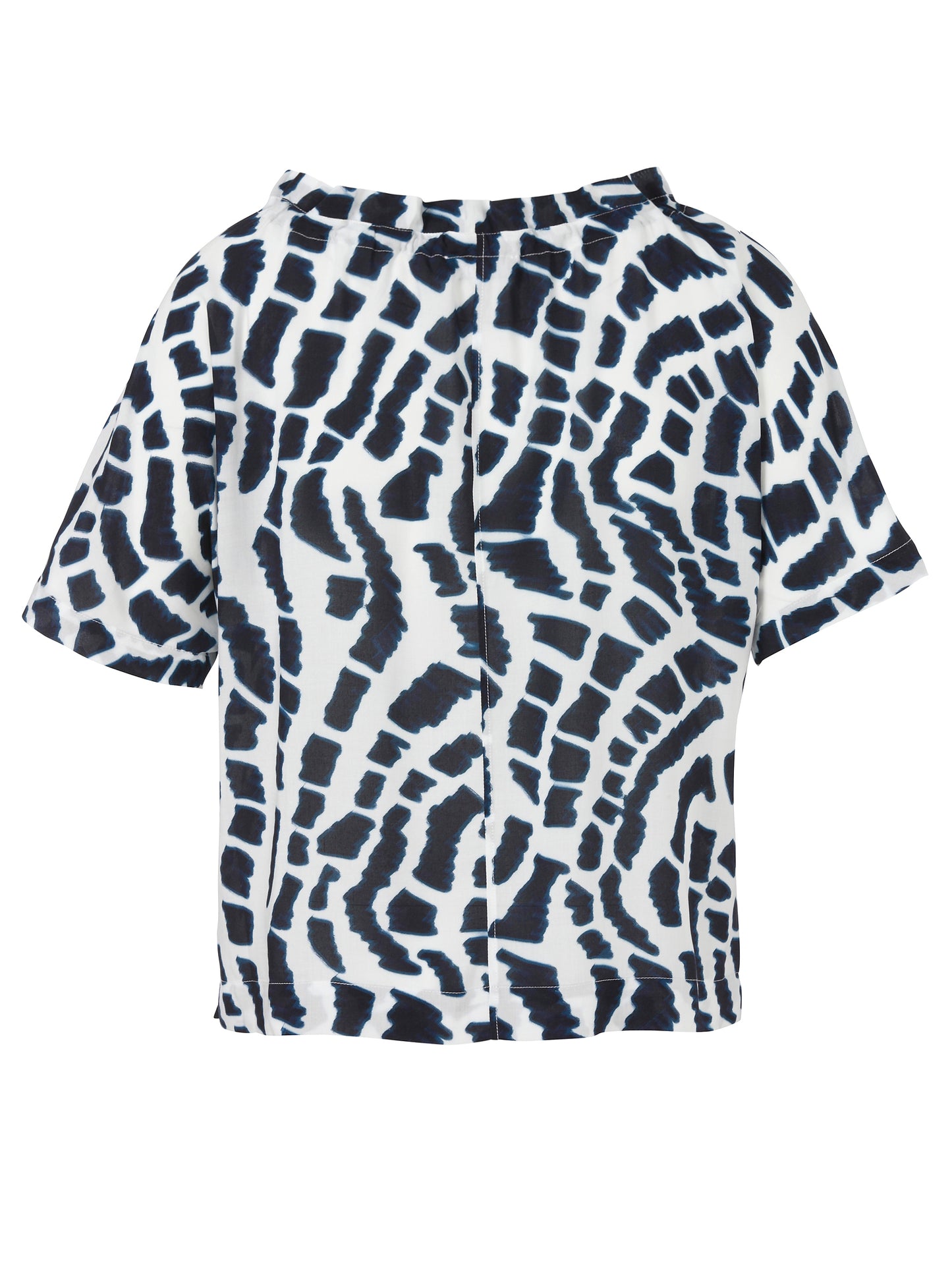 Bluse Rundhals 1/2 Arm Druck