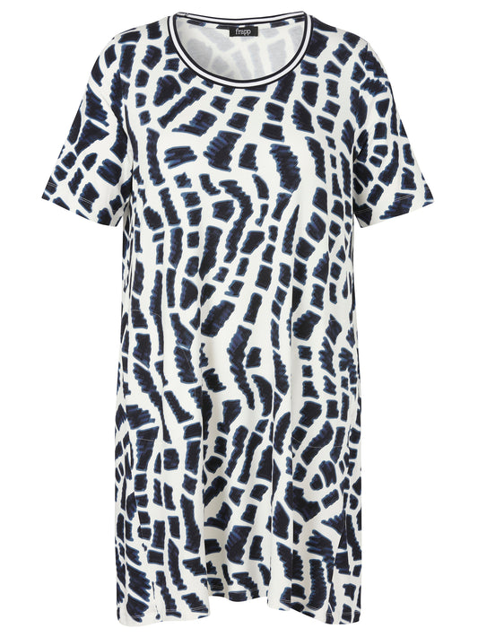 Kleid Rundhals 1/2 Arm Druck