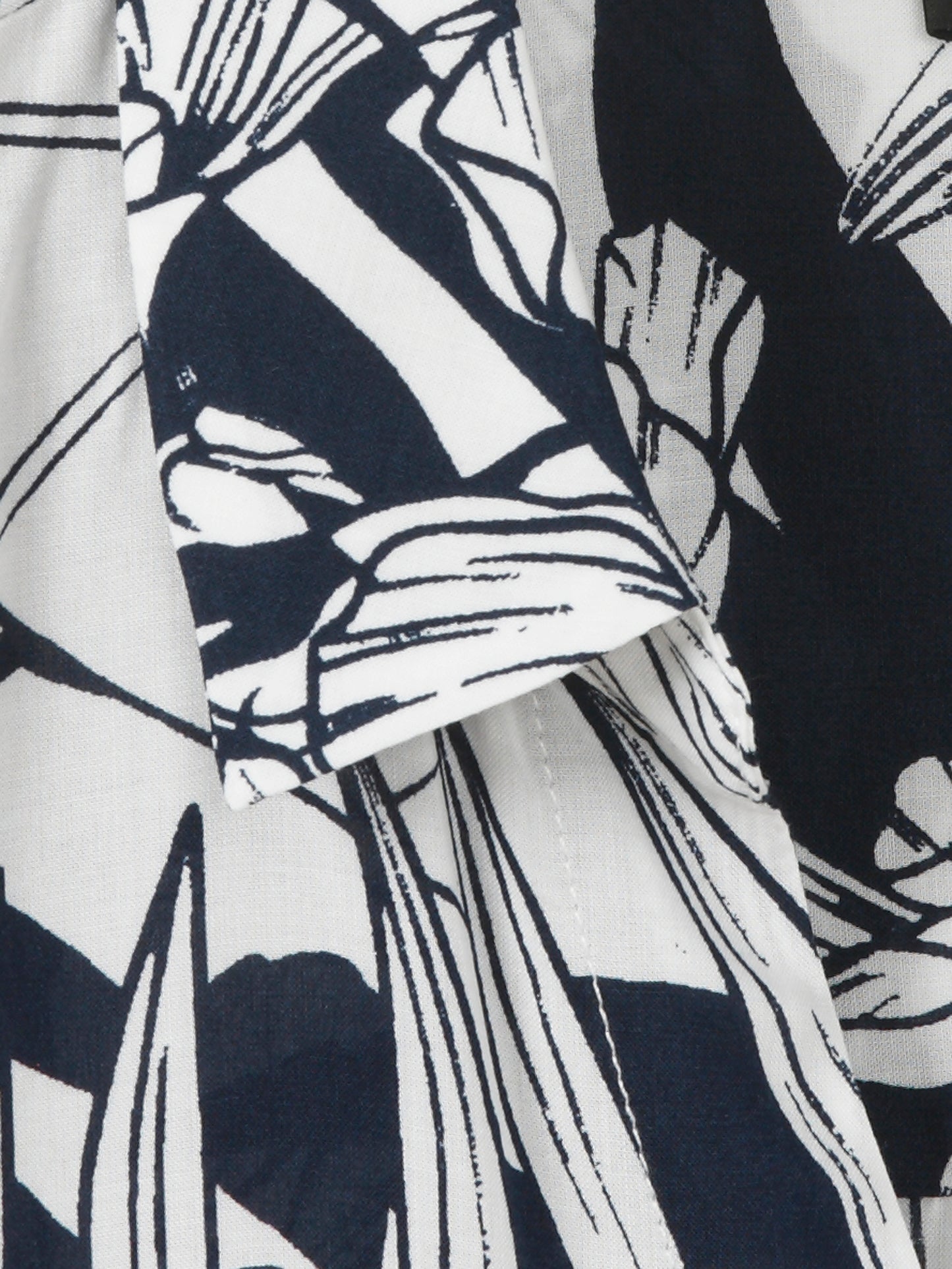 Bluse Kragen 1/2 Arm Druck