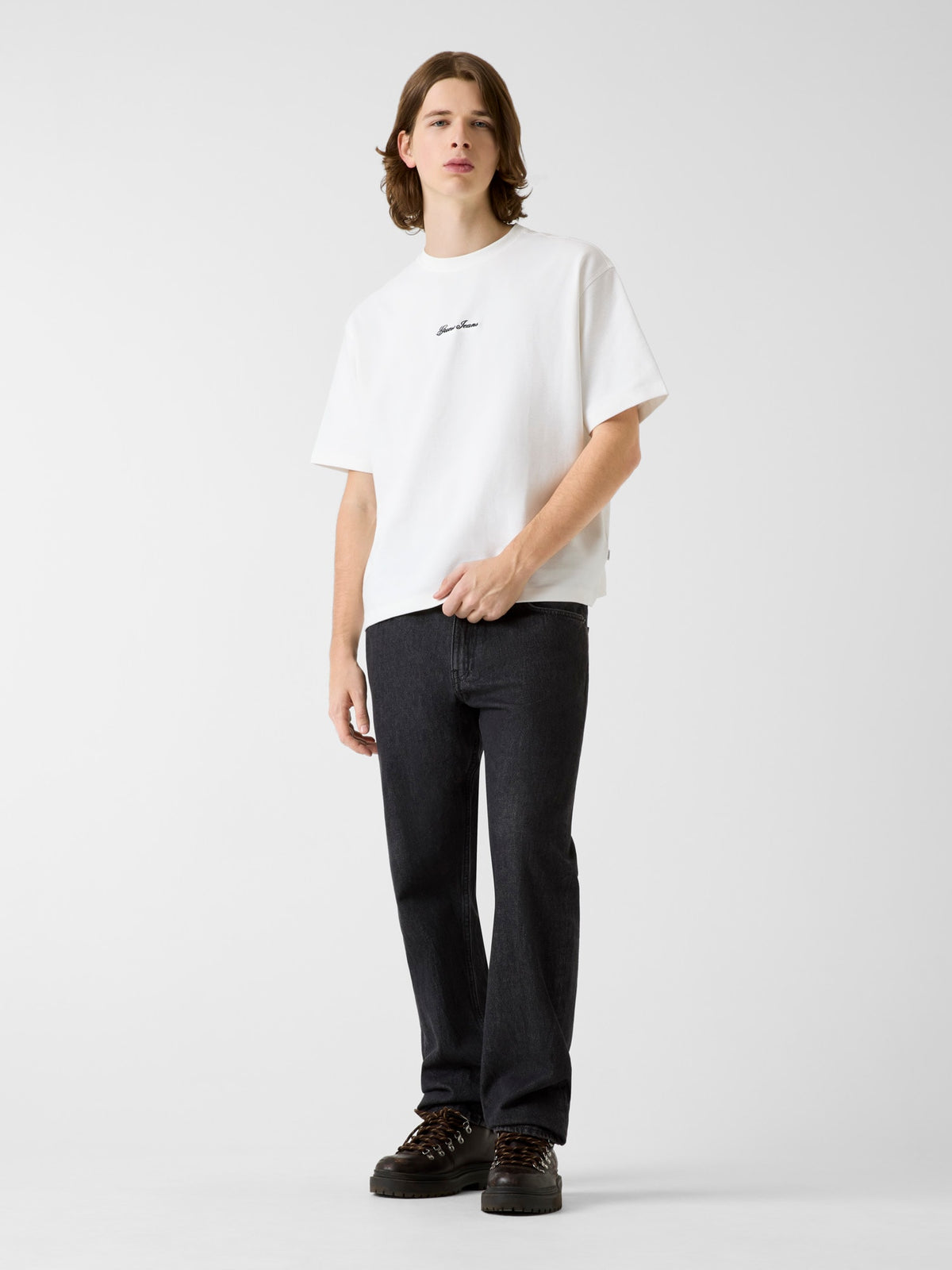 GJ SS BOXY CROPPED OTTOMAN