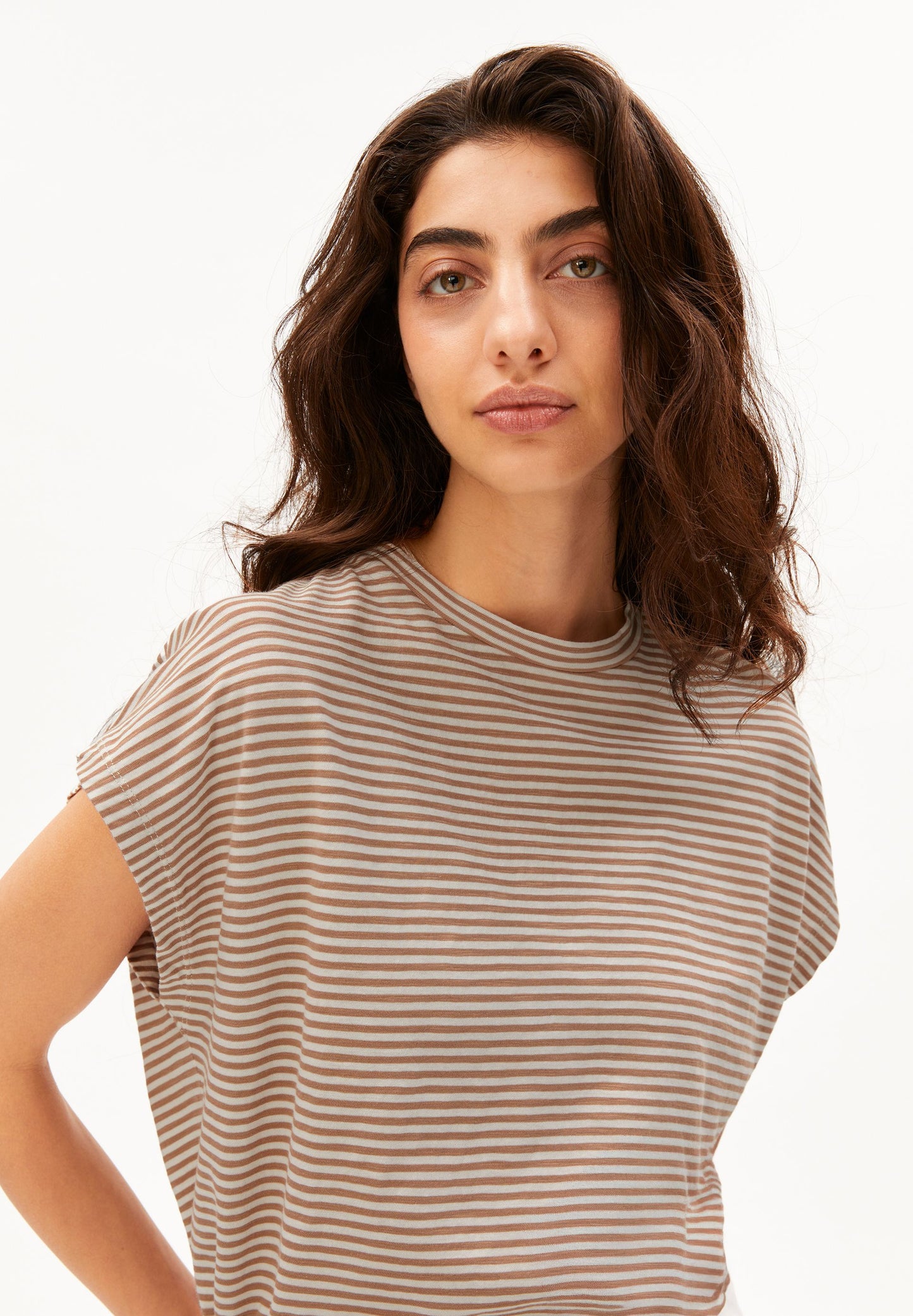 SLUB JERSEY STRIPE T-SHIRT