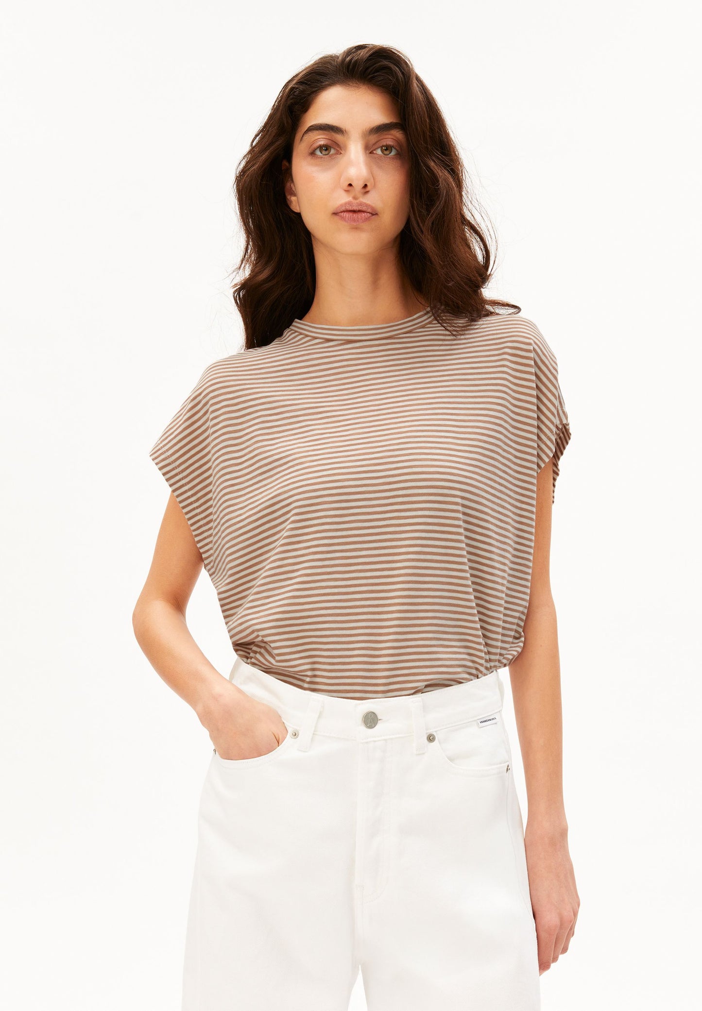 SLUB JERSEY STRIPE T-SHIRT