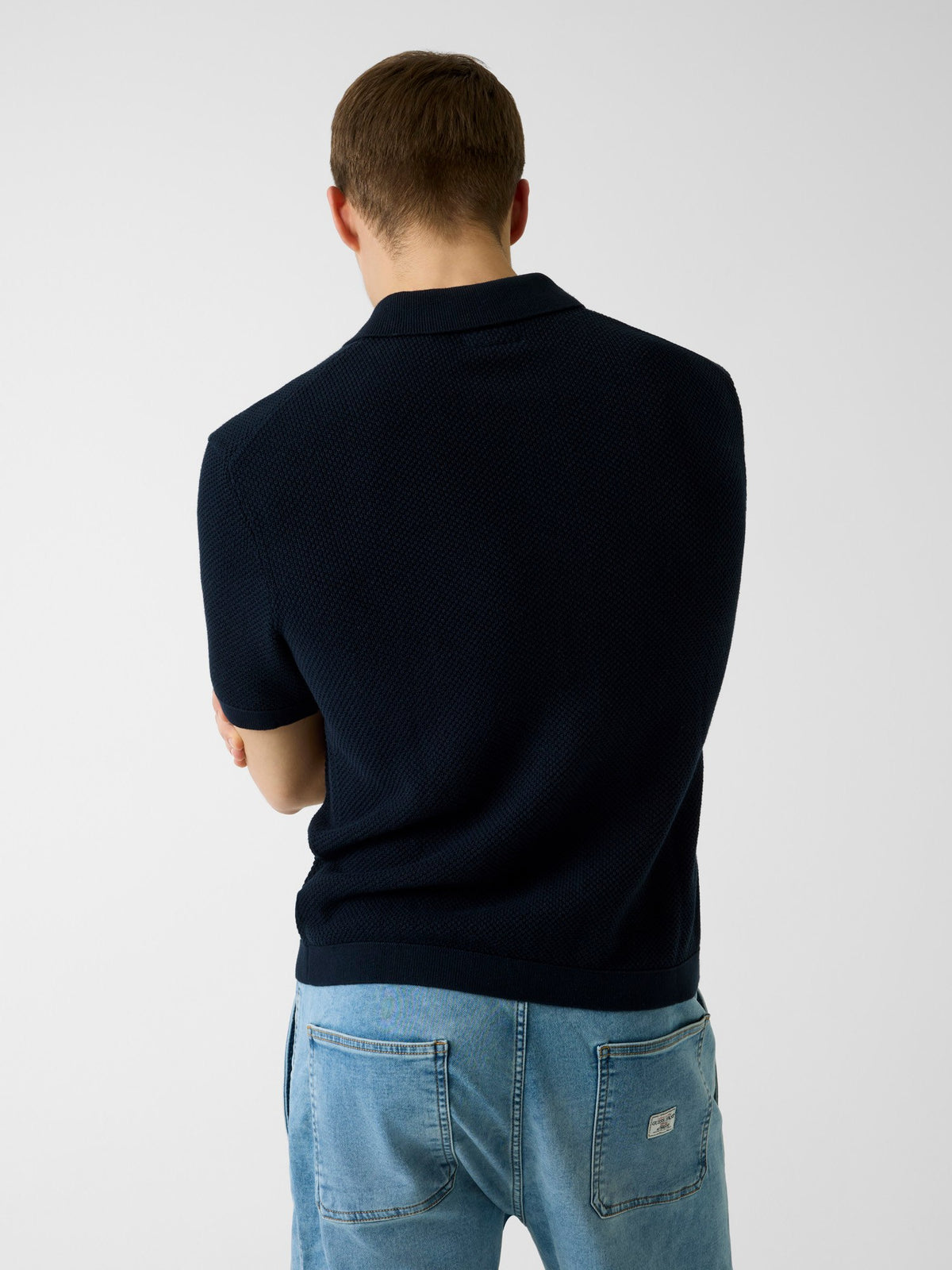 GJ SS BUTTONED POLO SWTR