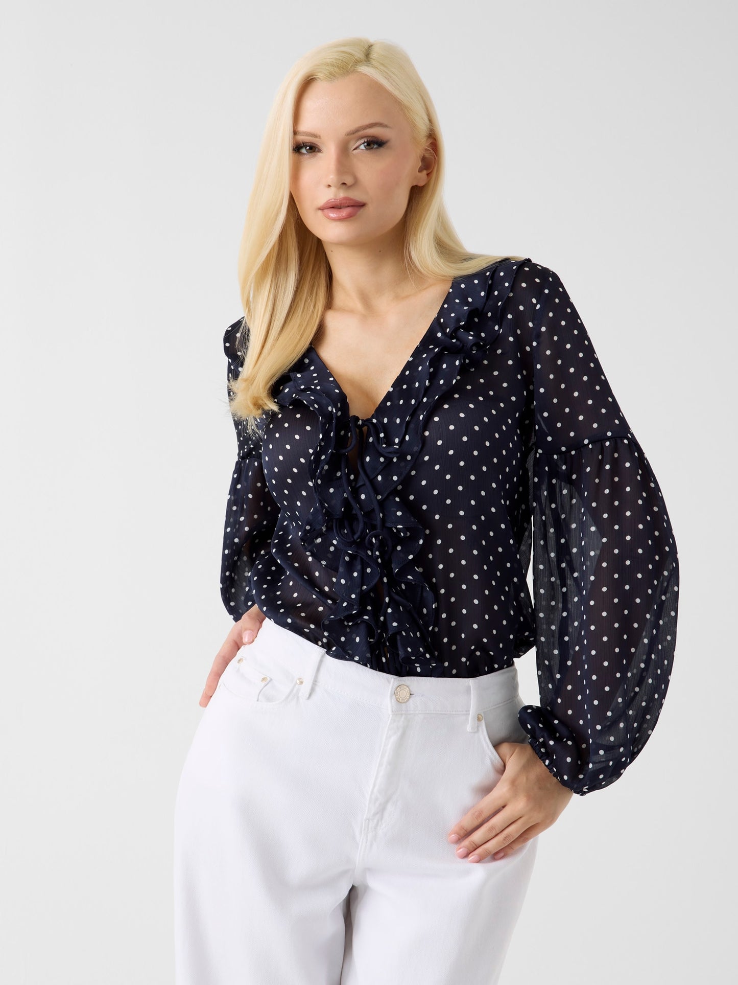 LS EMY  RUFFLED TOP
