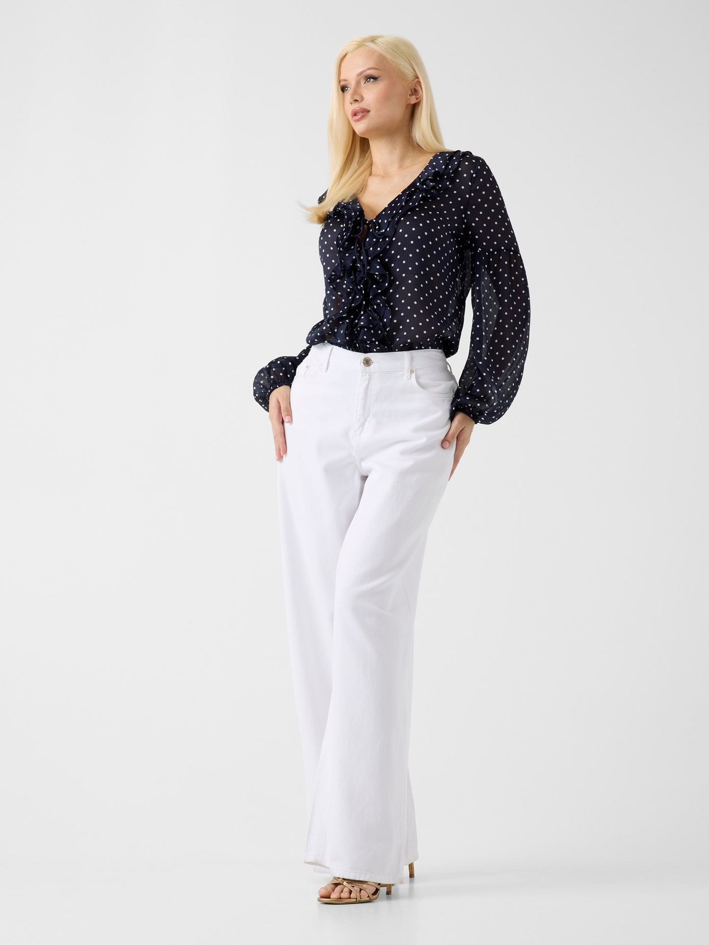 LS EMY  RUFFLED TOP