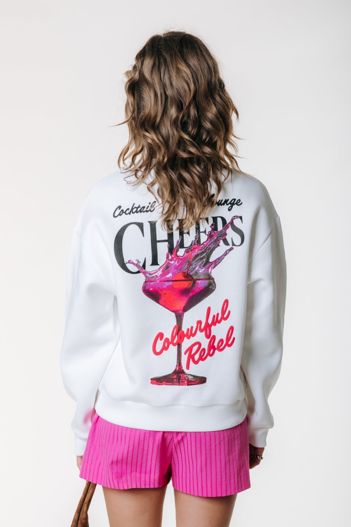 Cheers Dropped Shoulder Sweat