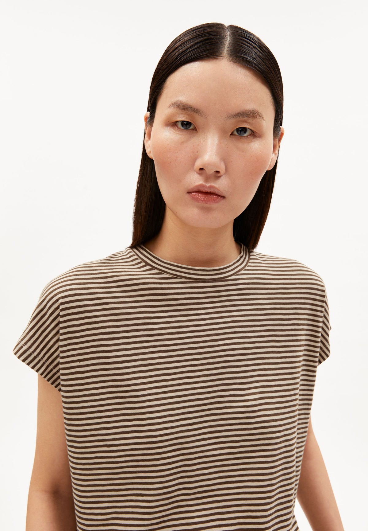 SLUB JERSEY STRIPE T-SHIRT