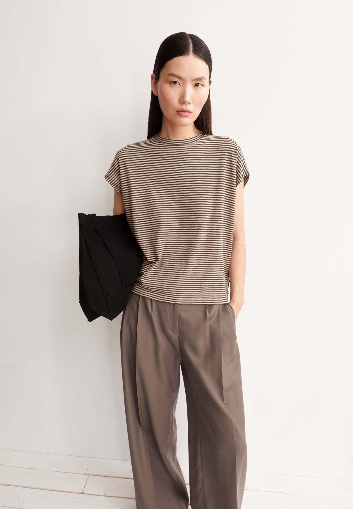 SLUB JERSEY STRIPE T-SHIRT