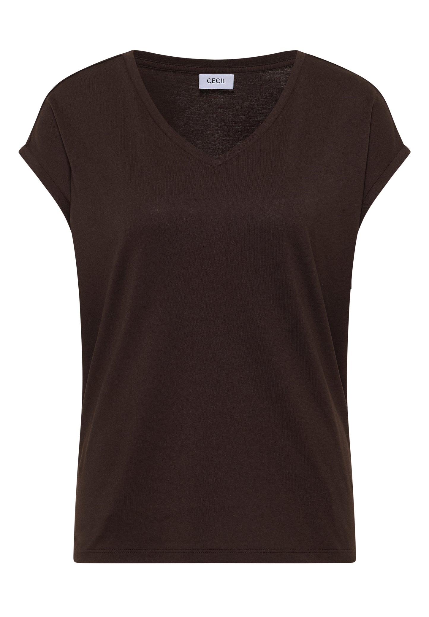 Dropped Shoulder Shirt mit V-Neck