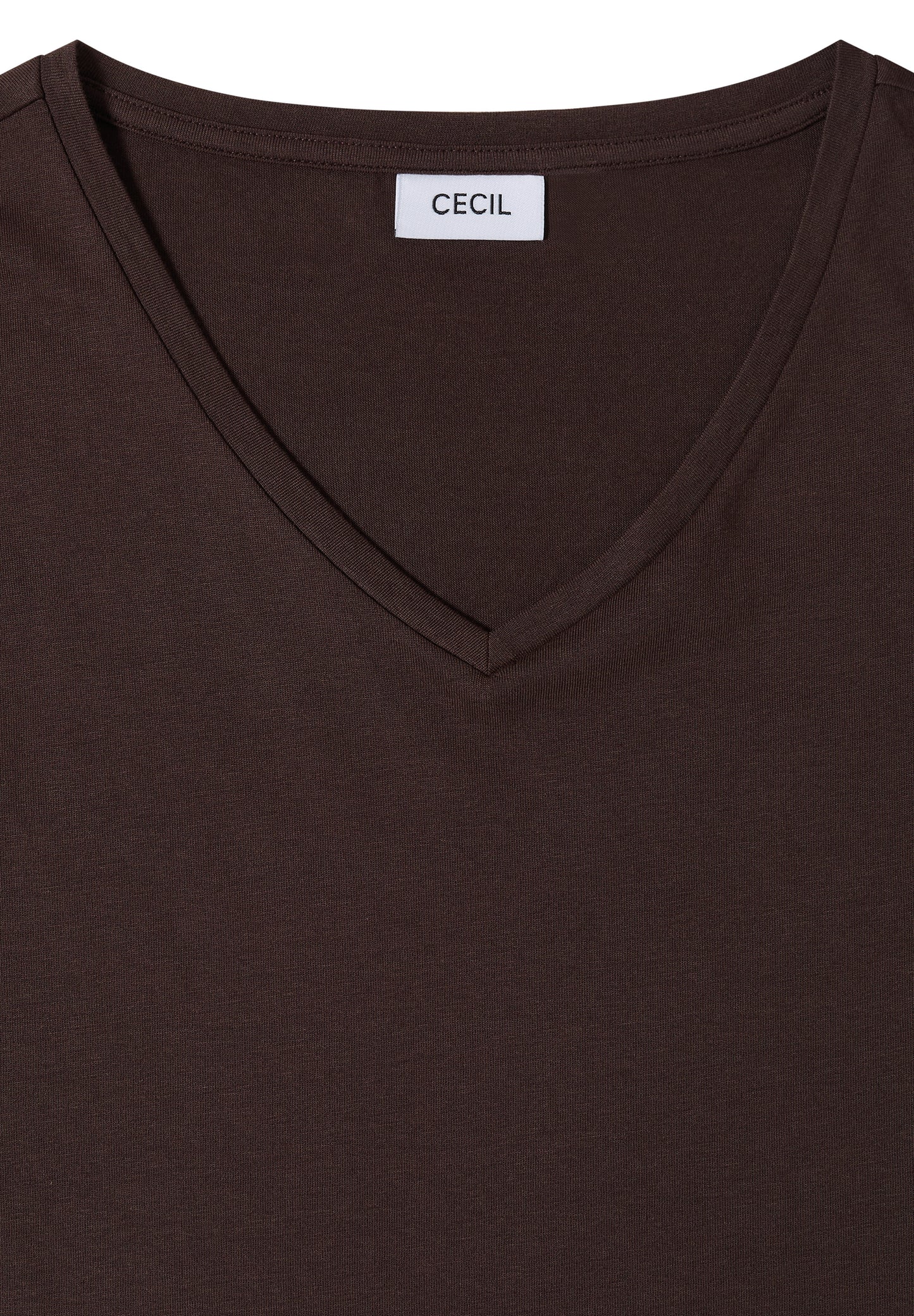 Dropped Shoulder Shirt mit V-Neck