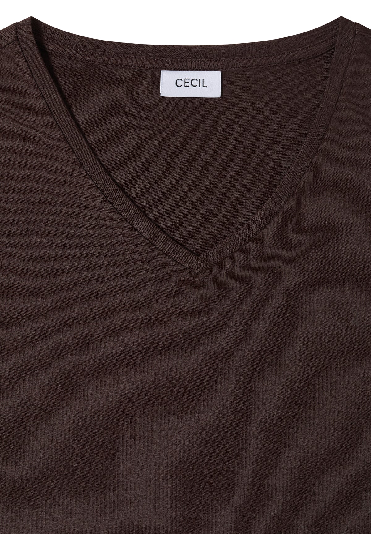 Dropped Shoulder Shirt mit V-Neck