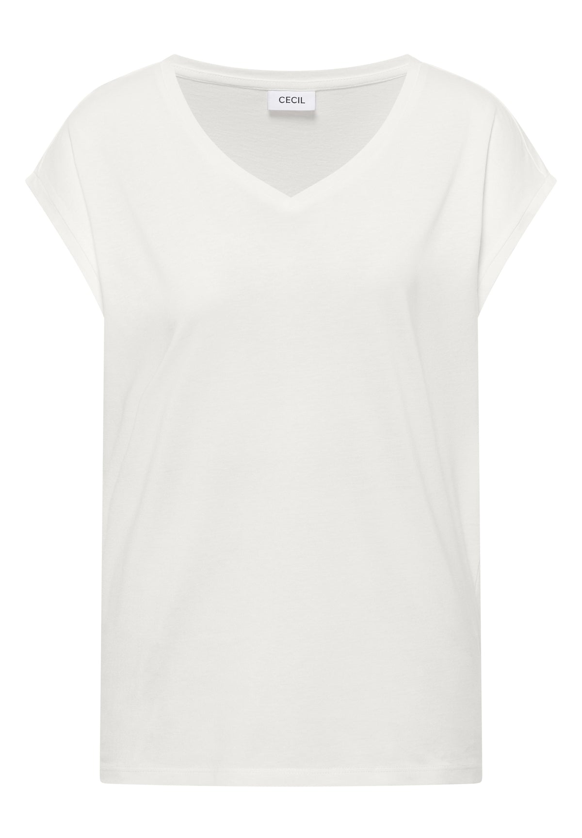 Dropped Shoulder Shirt mit V-Neck