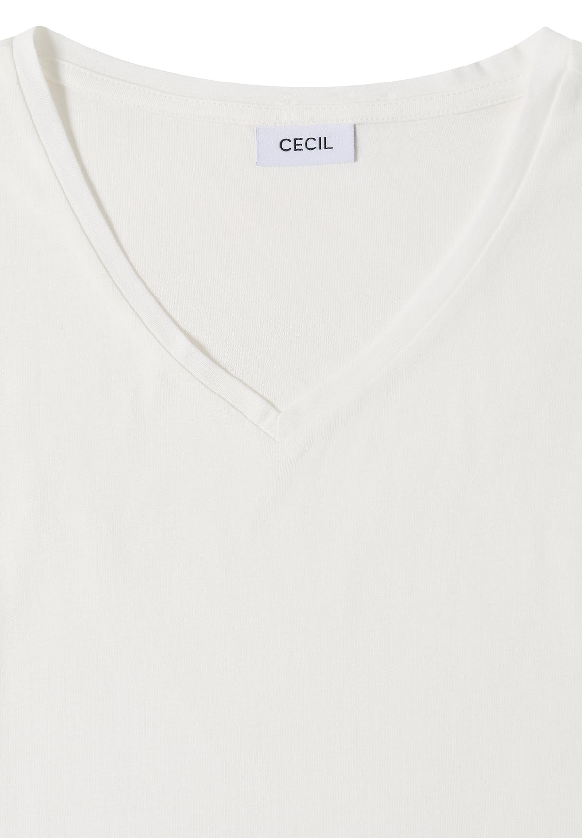 Dropped Shoulder Shirt mit V-Neck