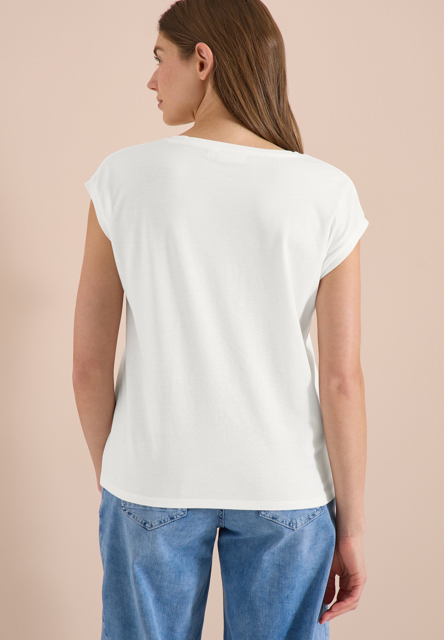 Dropped Shoulder Shirt mit V-Neck