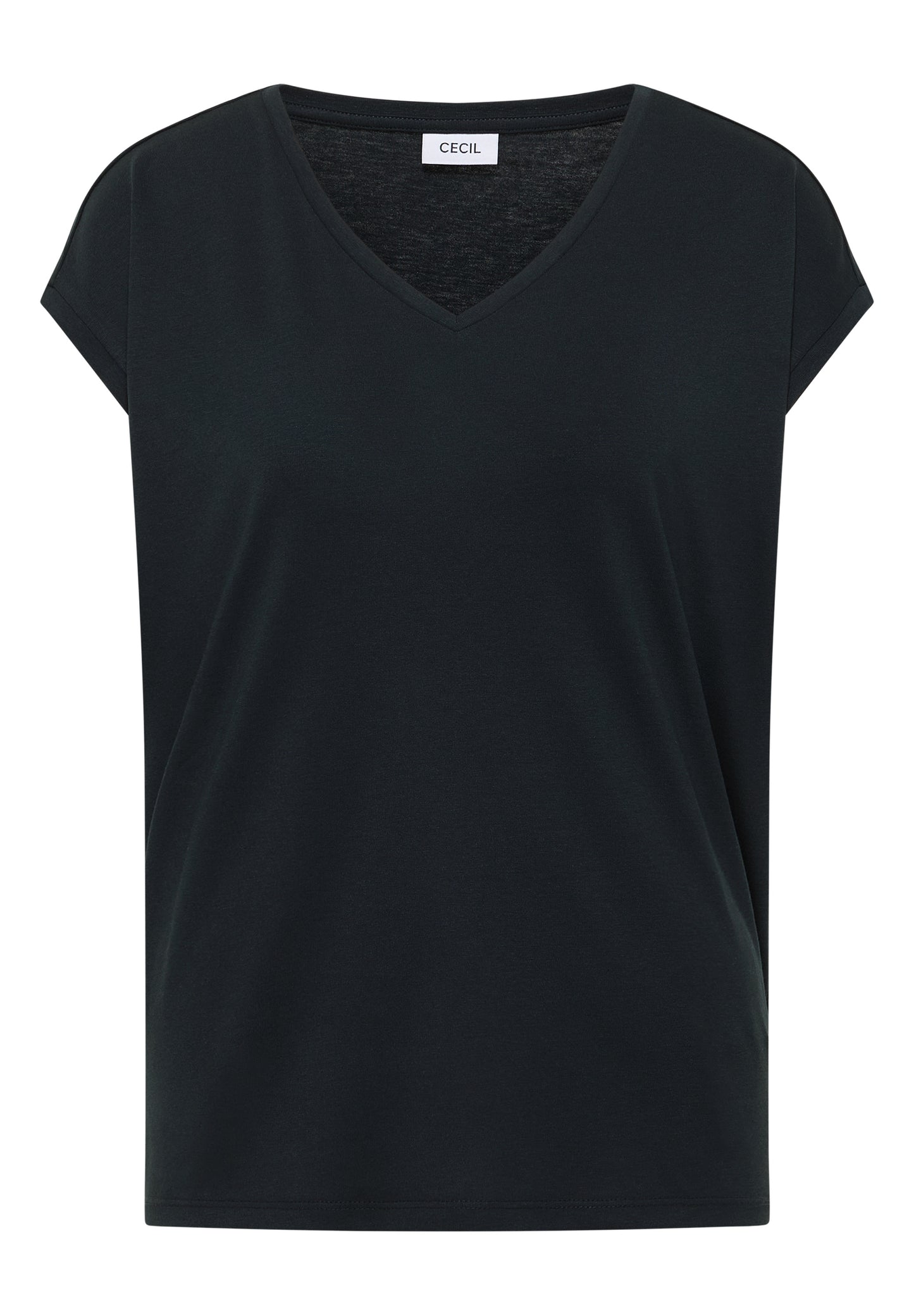 Dropped Shoulder Shirt mit V-Neck